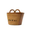 Tropicalia Small Shopper Bag in Raw Sienna sold by MARAIS