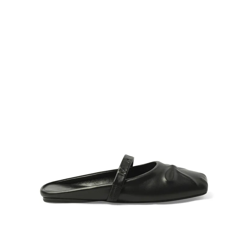 Little Bow Sabot in Black sold by MARAIS