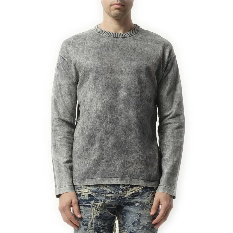Marble Effect Sweater in Grey sold by MARAIS