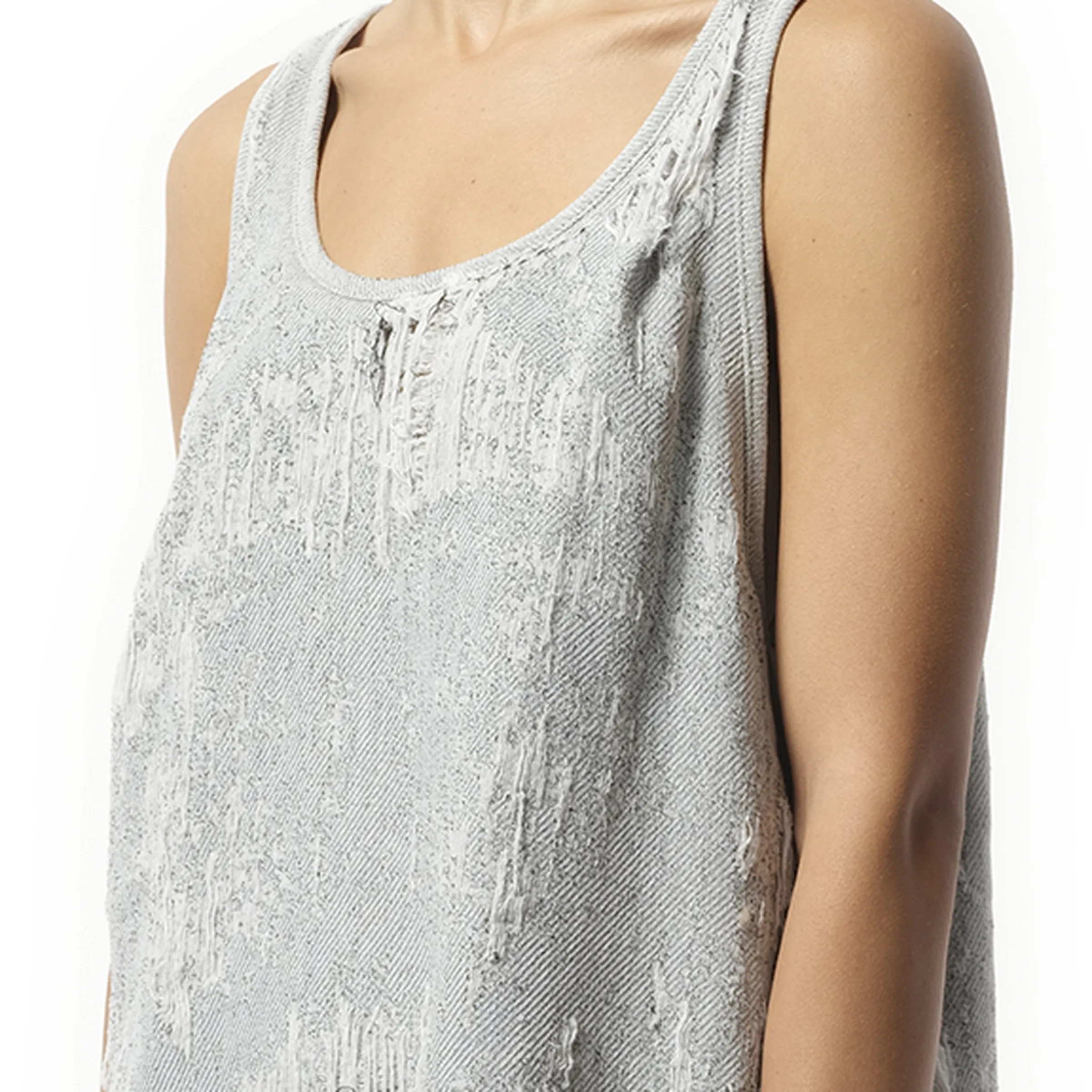 DE-Dalby Distressed Top in Blue sold by MARAIS product image thumbnail 3