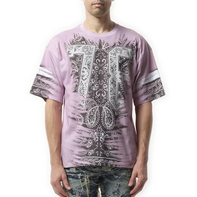 Bandana Print T-Shirt in Black/White sold by MARAIS