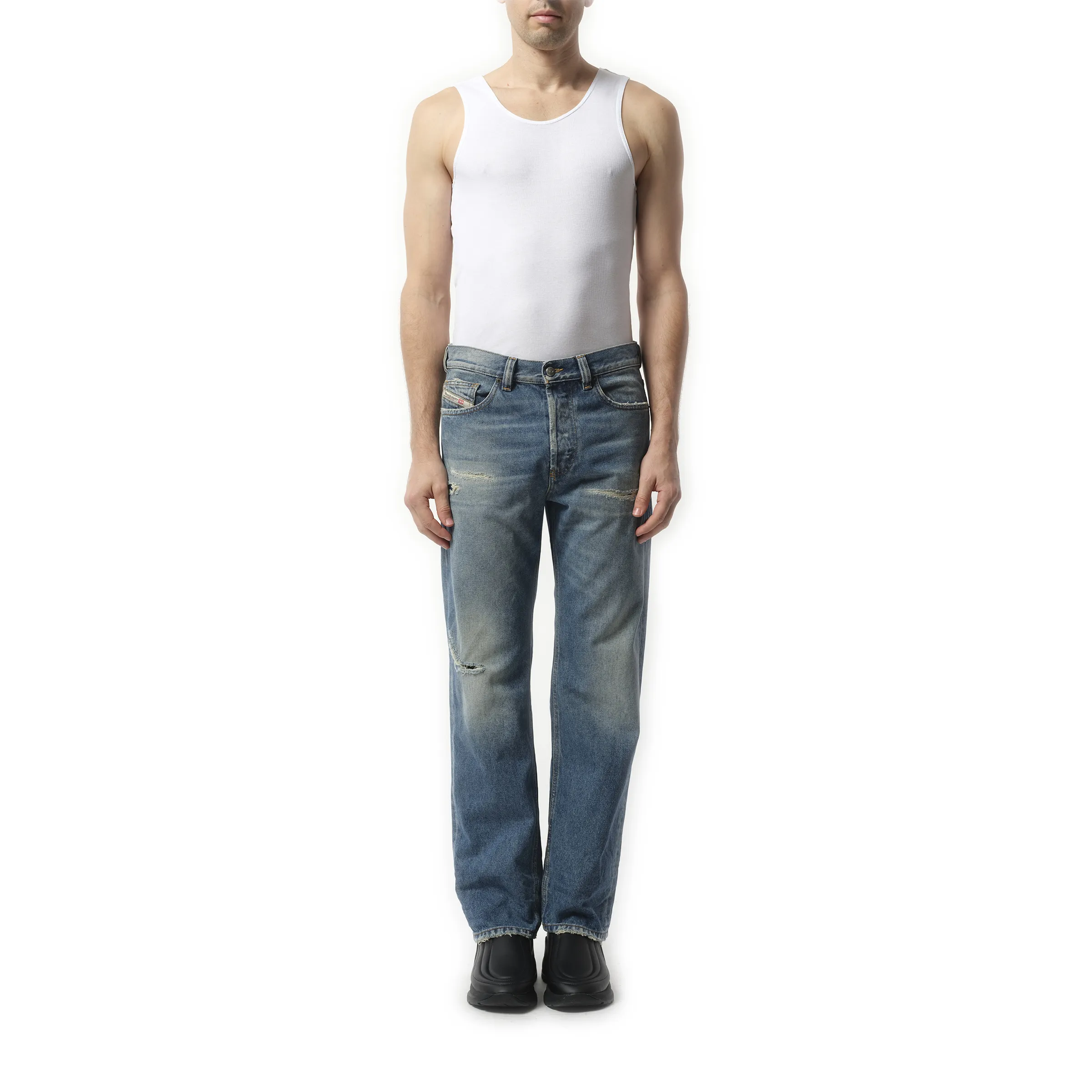 2010 D-Macs Jeans in Washed Blue sold by MARAIS product image thumbnail 4