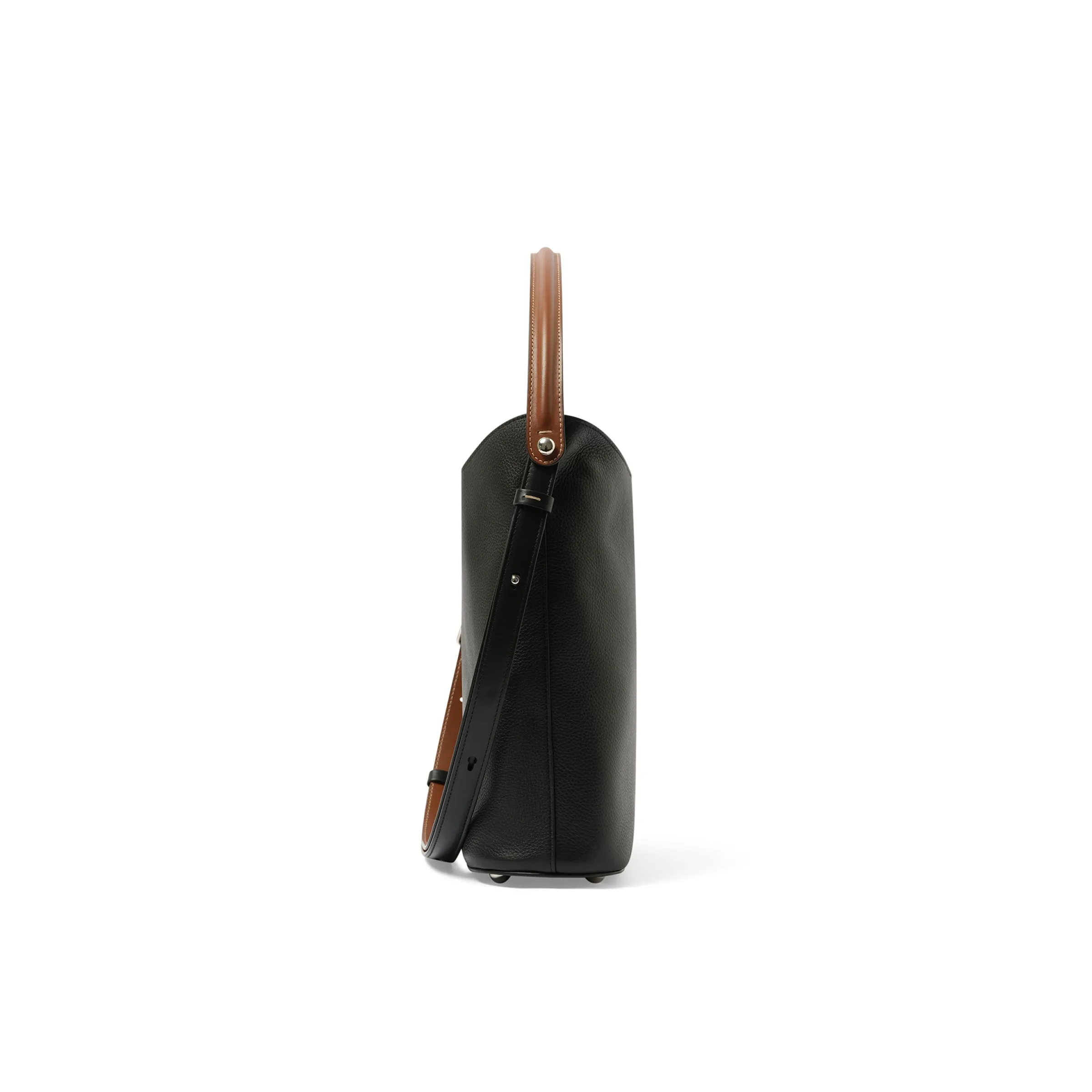 Dress-Age Hobo Bag in Black/Chestnut sold by MARAIS product image thumbnail 5