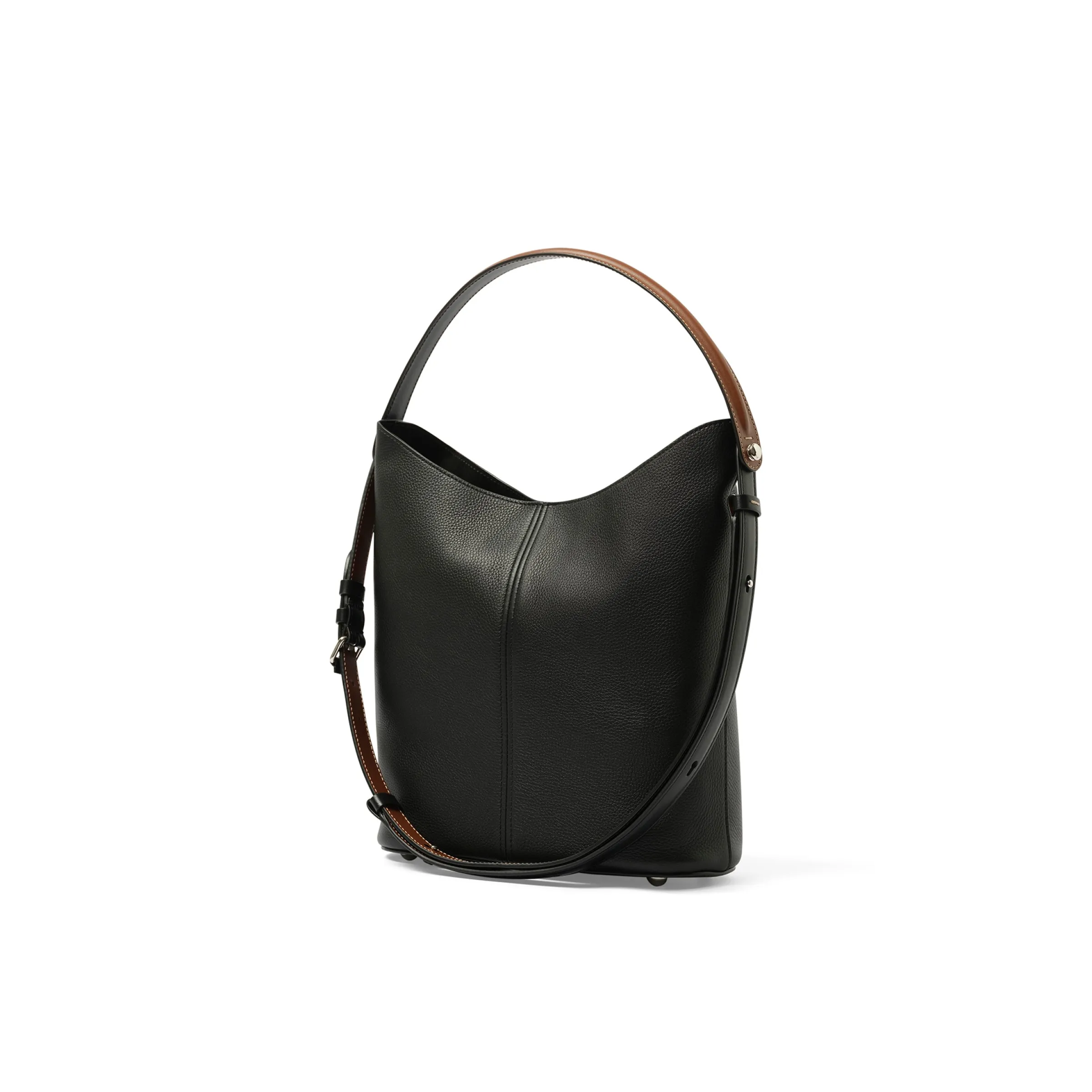Dress-Age Hobo Bag in Black/Chestnut sold by MARAIS product image thumbnail 2