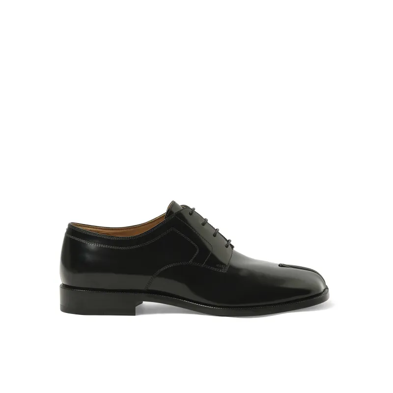 Tabi Lace-Ups Derbies in Black sold by MARAIS