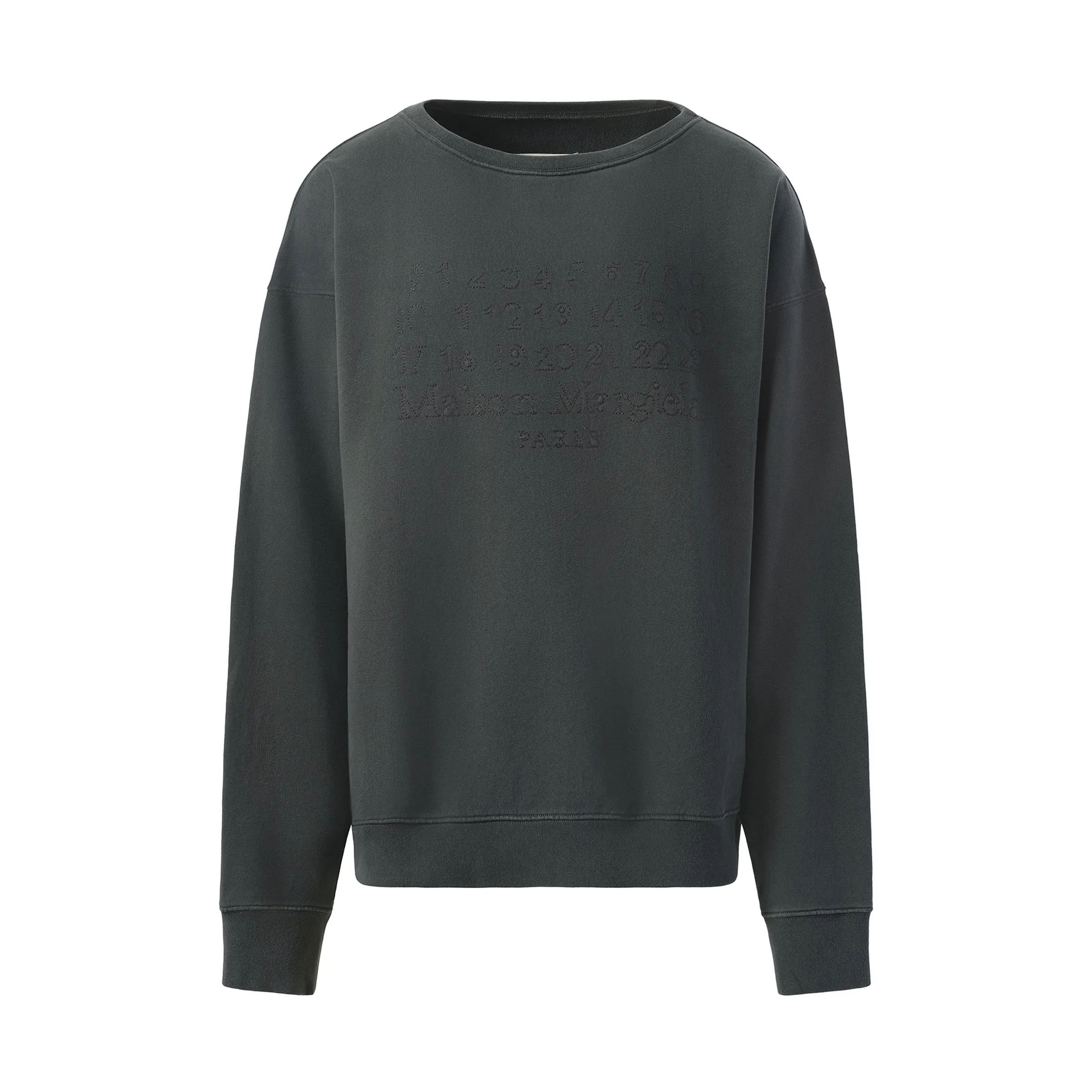 Memory of Logo Sweatshirt in Washed Black sold by MARAIS product image thumbnail 2