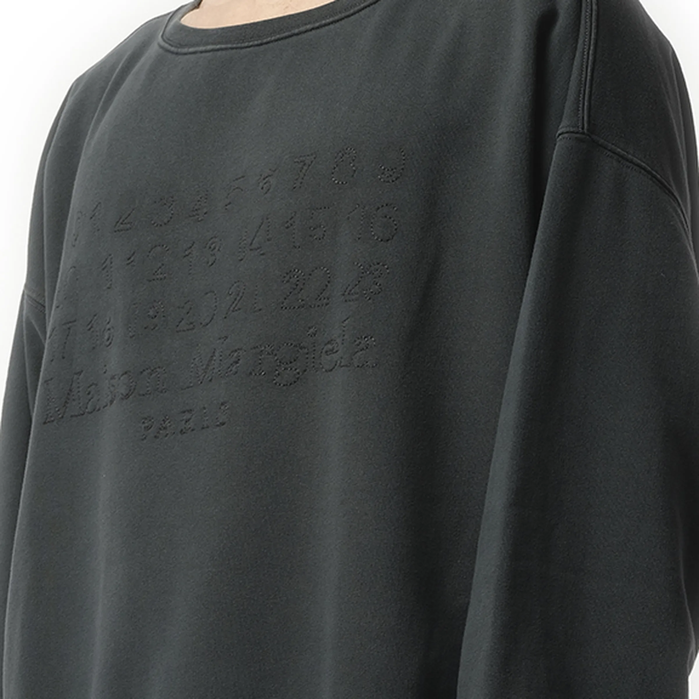 Memory of Logo Sweatshirt in Washed Black sold by MARAIS product image thumbnail 3
