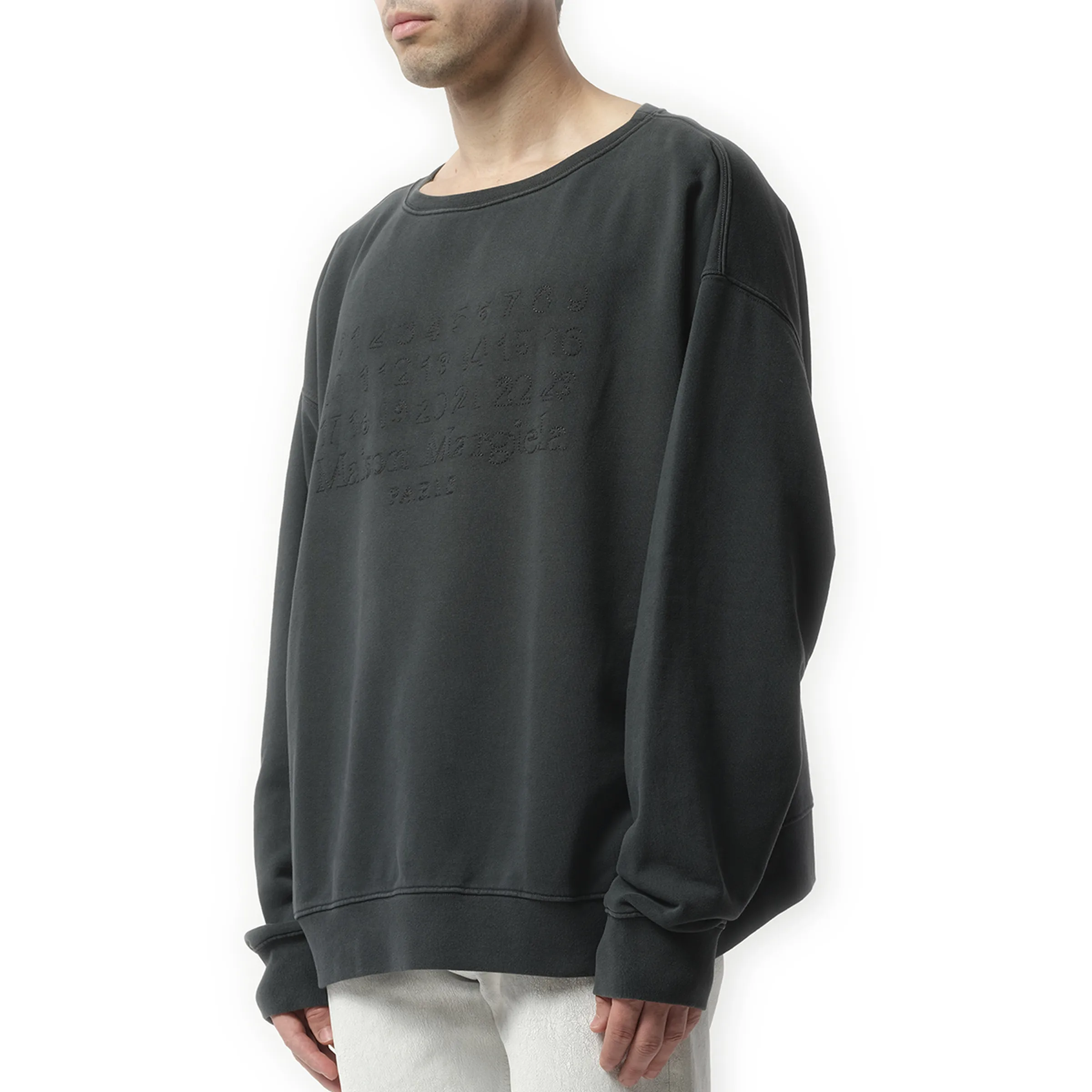 Memory of Logo Sweatshirt in Washed Black sold by MARAIS product image thumbnail 5