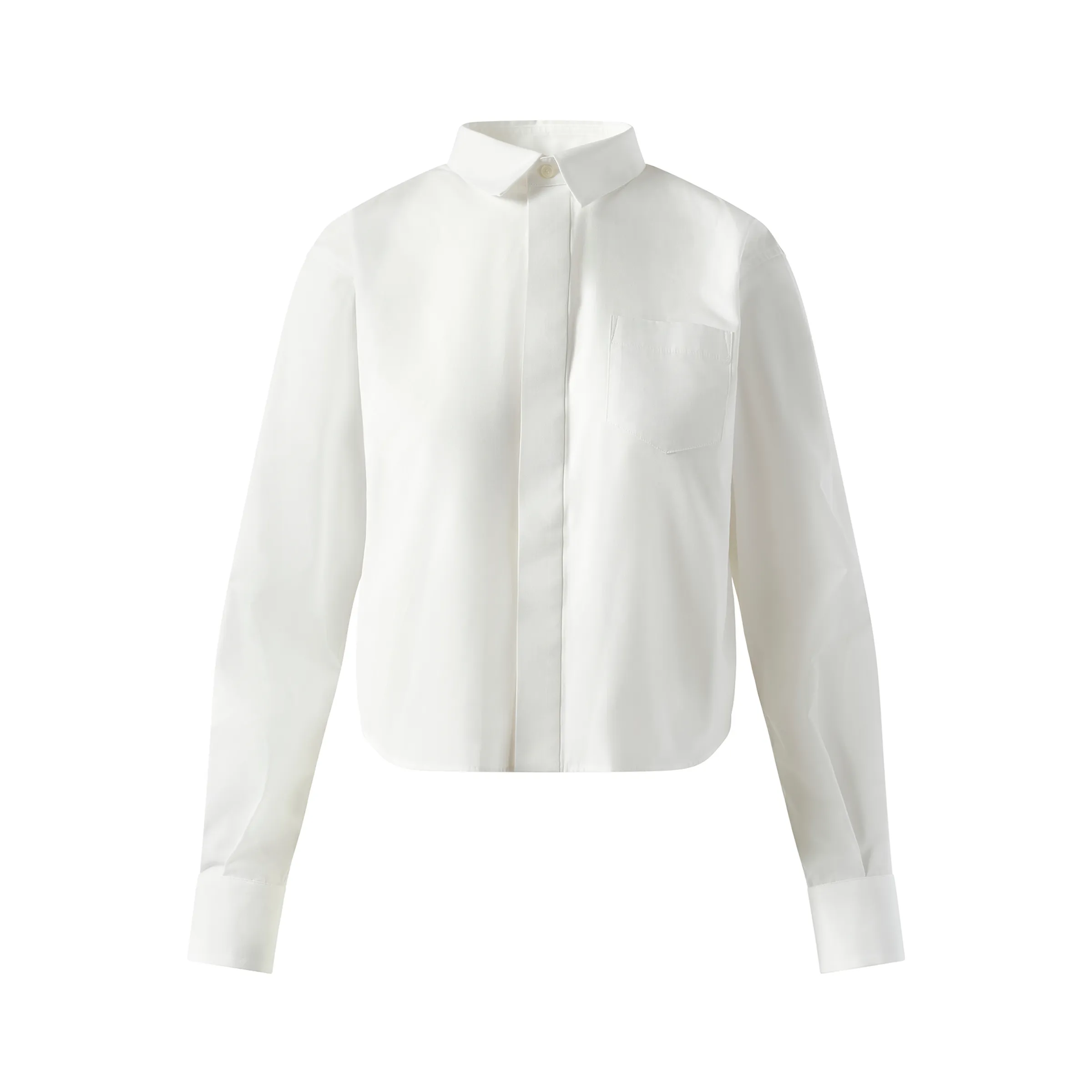 Poplin Flap Shirt in Off White sold by MARAIS product image thumbnail 2