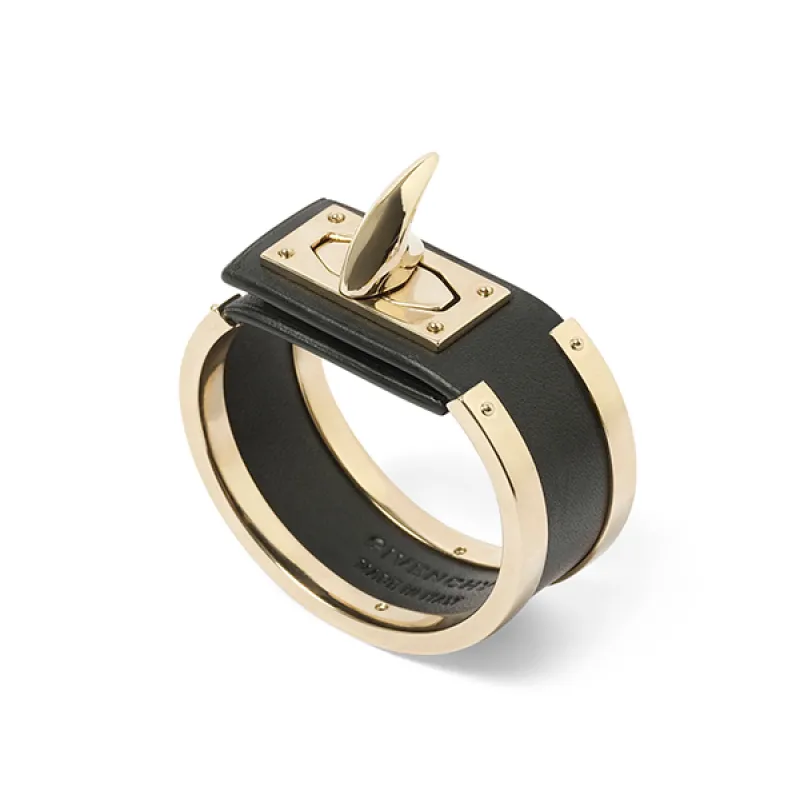 Givenchy Shark Bracelet in Black/Gold made by MARAIS
