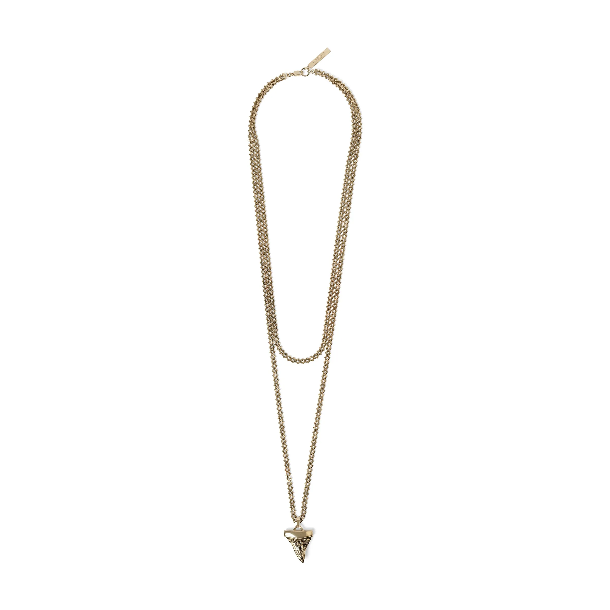 Sharktooth Necklace in Silver sold by MARAIS