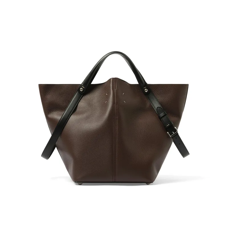 Dress-Age Large Bag in Walnut/Black sold by MARAIS
