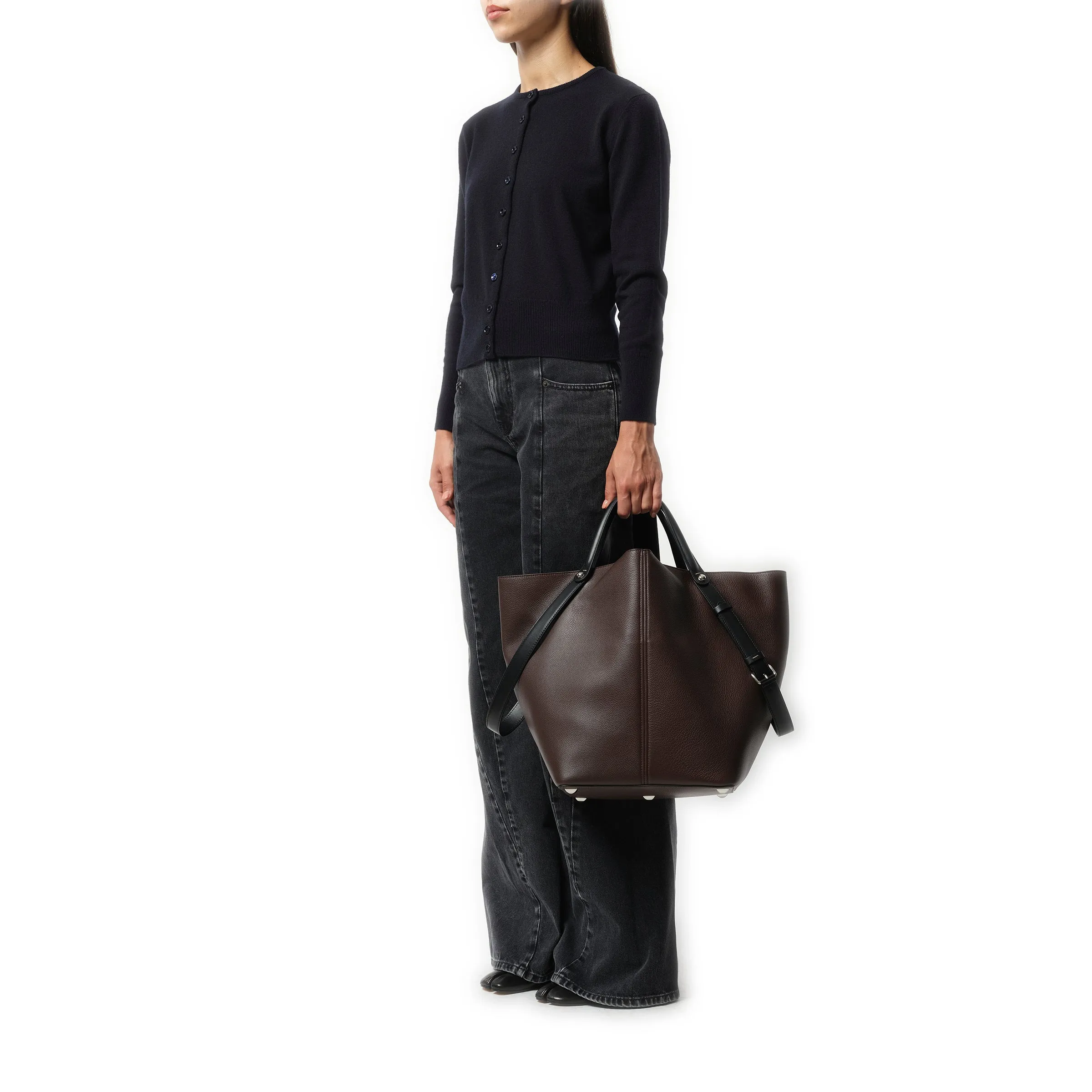 Dress-Age Large Bag in Walnut/Black sold by MARAIS product image thumbnail 4