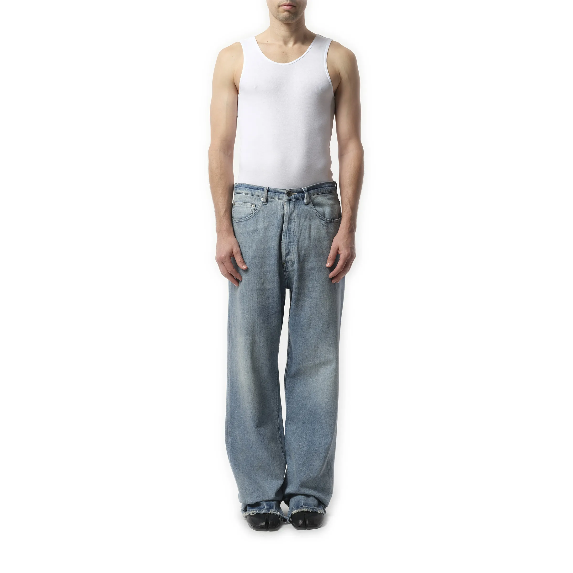Original Japanses Denim Jeans in Light Blue sold by MARAIS product image thumbnail 4