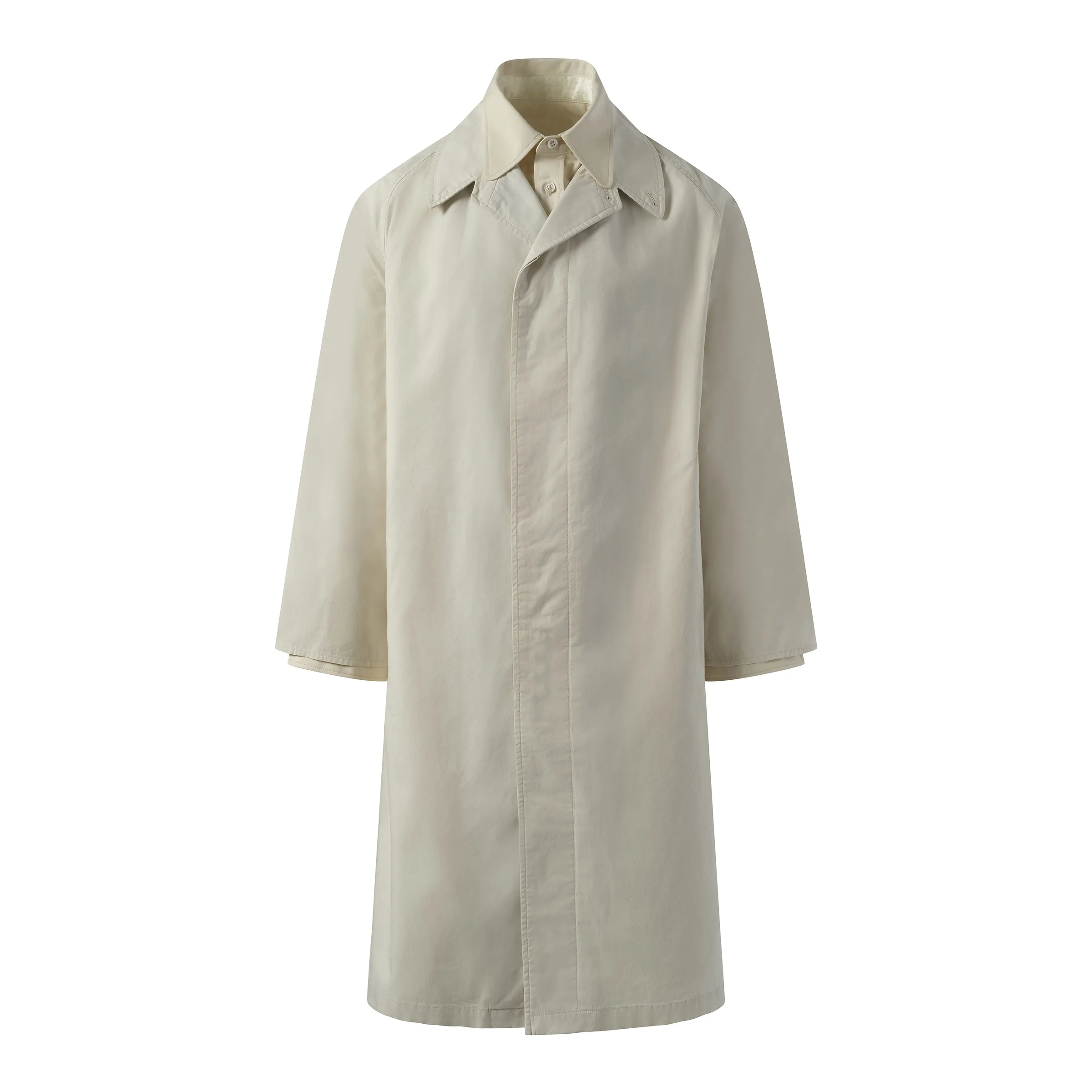 Trench Rain Coat in Ivory sold by MARAIS product image thumbnail 2