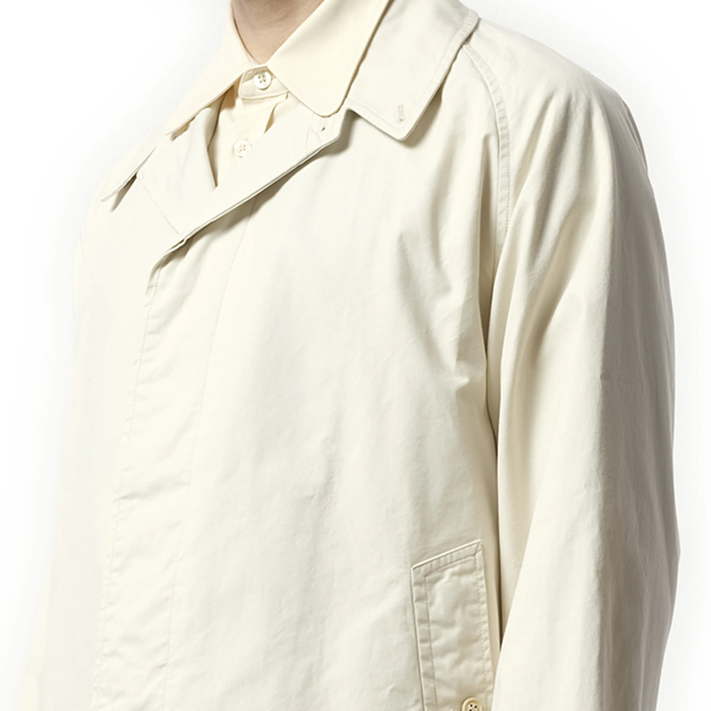 Trench Rain Coat in Ivory sold by MARAIS product image thumbnail 3