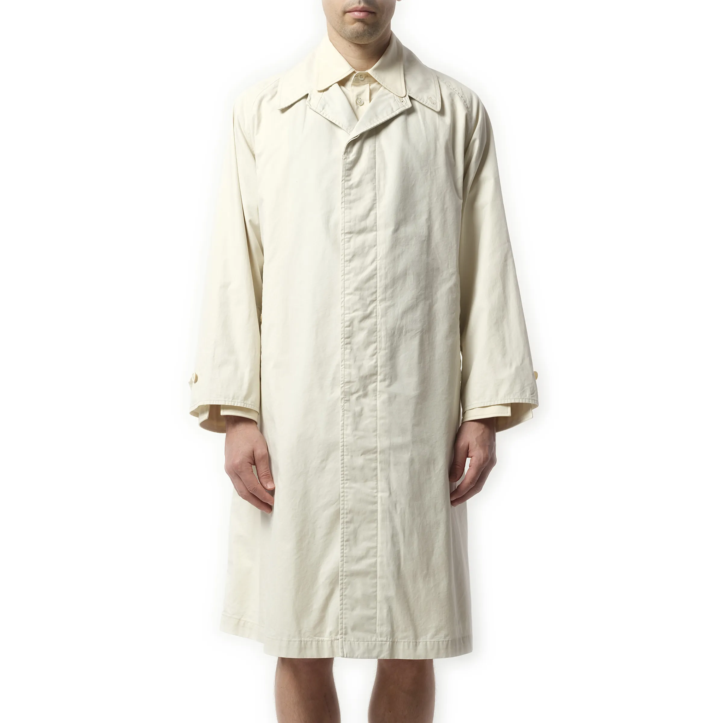 Trench Rain Coat in Ivory sold by MARAIS