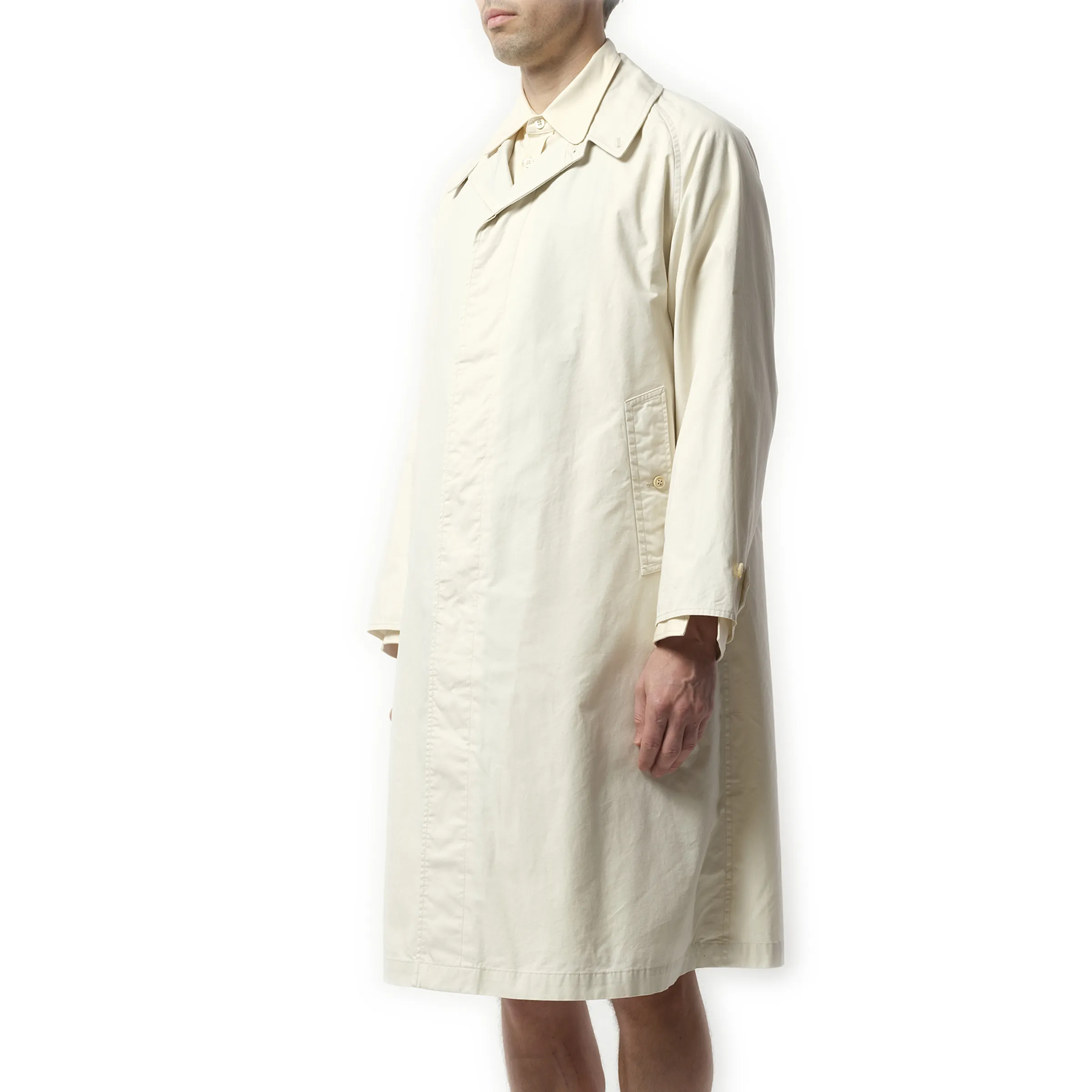 Trench Rain Coat in Ivory sold by MARAIS product image thumbnail 5