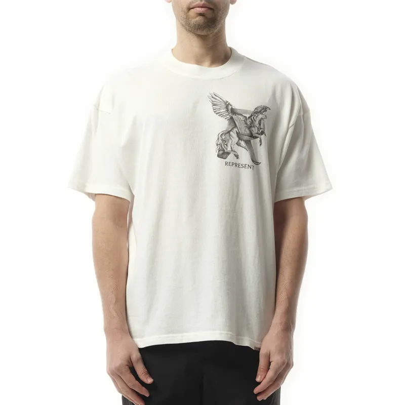 Elegance In Motion T-Shirt in Flat White sold by MARAIS