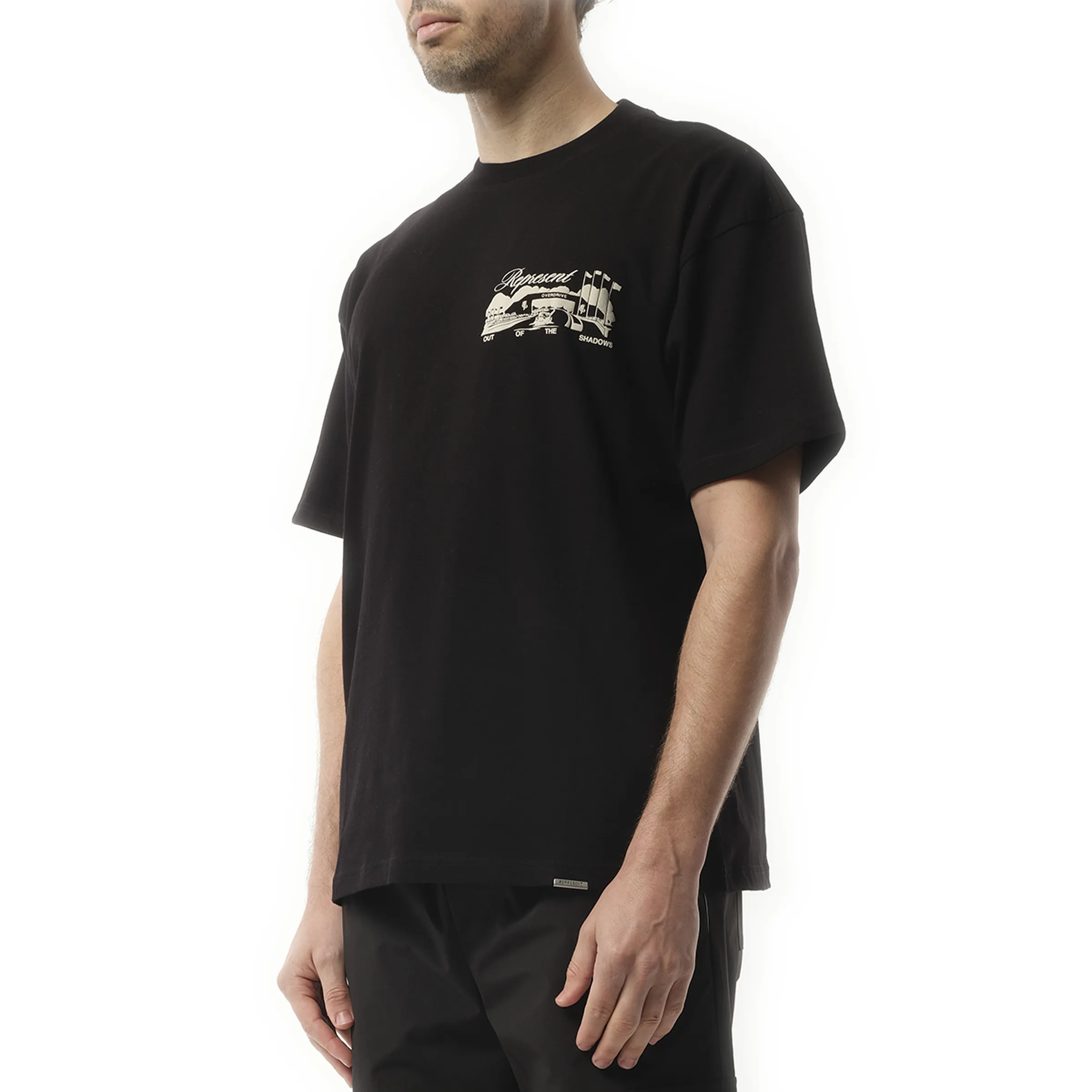 Race Way T-Shirt in Jet Black sold by MARAIS product image thumbnail 5
