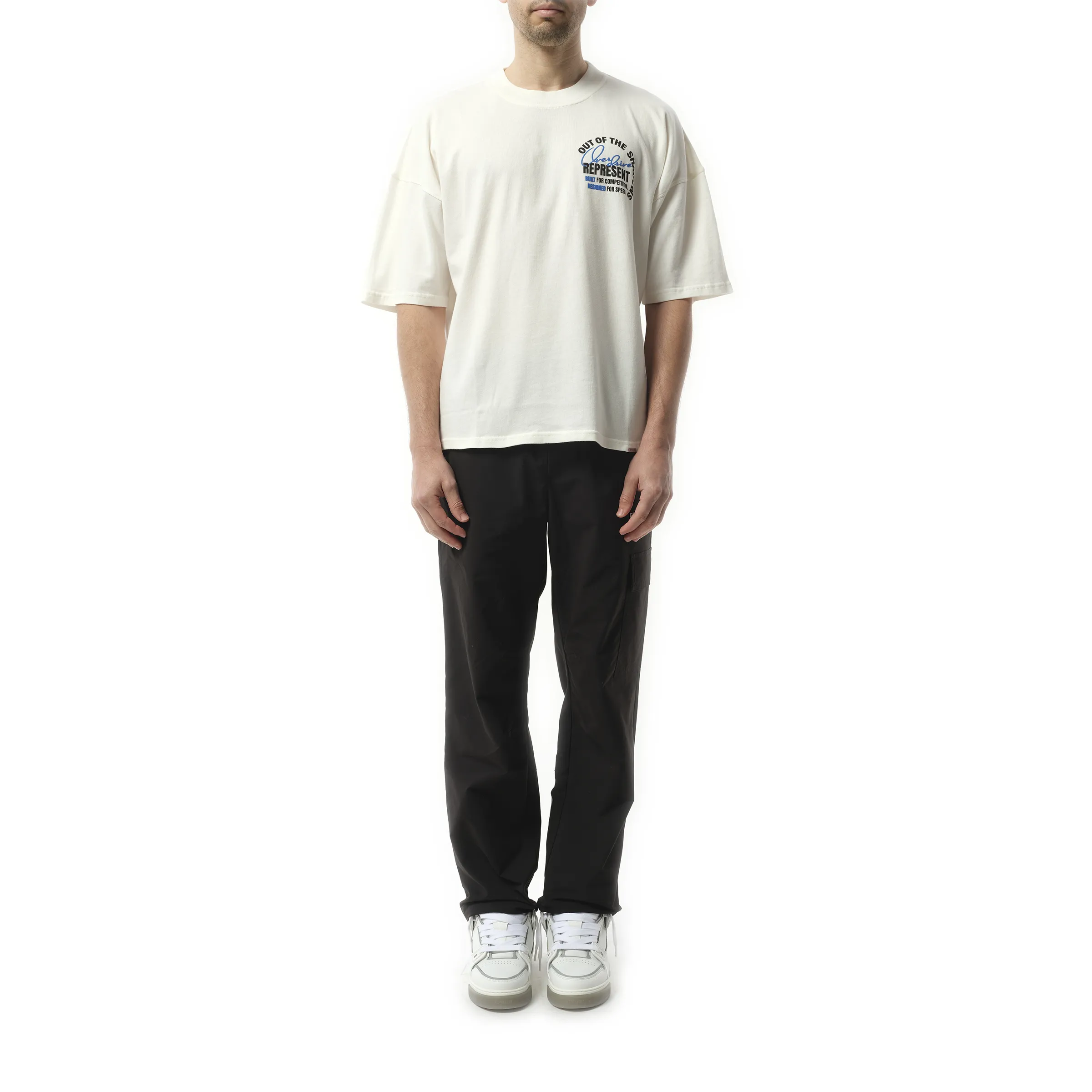 Out of The Shadows T-Shirt in Flat White sold by MARAIS product image thumbnail 4