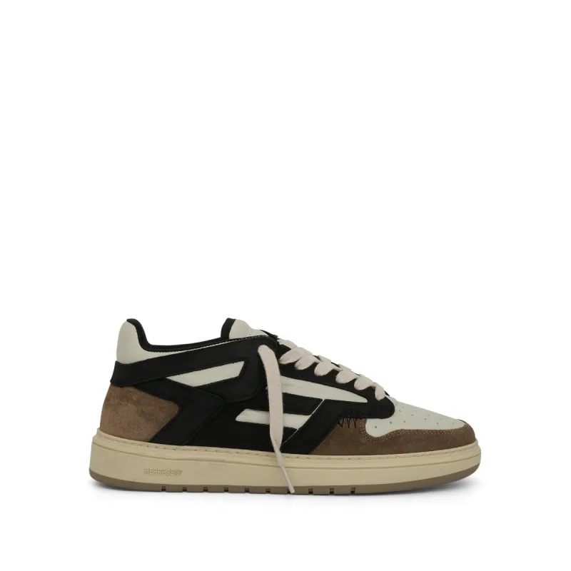 Reptor Low Sneaker in Mushroom/Black sold by MARAIS