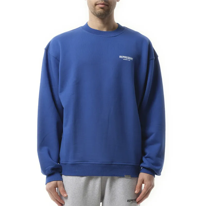 Represent Owners Club Sweater in Cobalt Blue sold by MARAIS