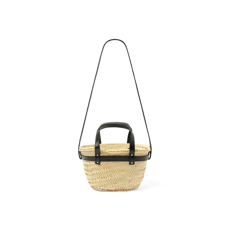 Mini Palm Bucket Bag in Beige sold by MARAIS