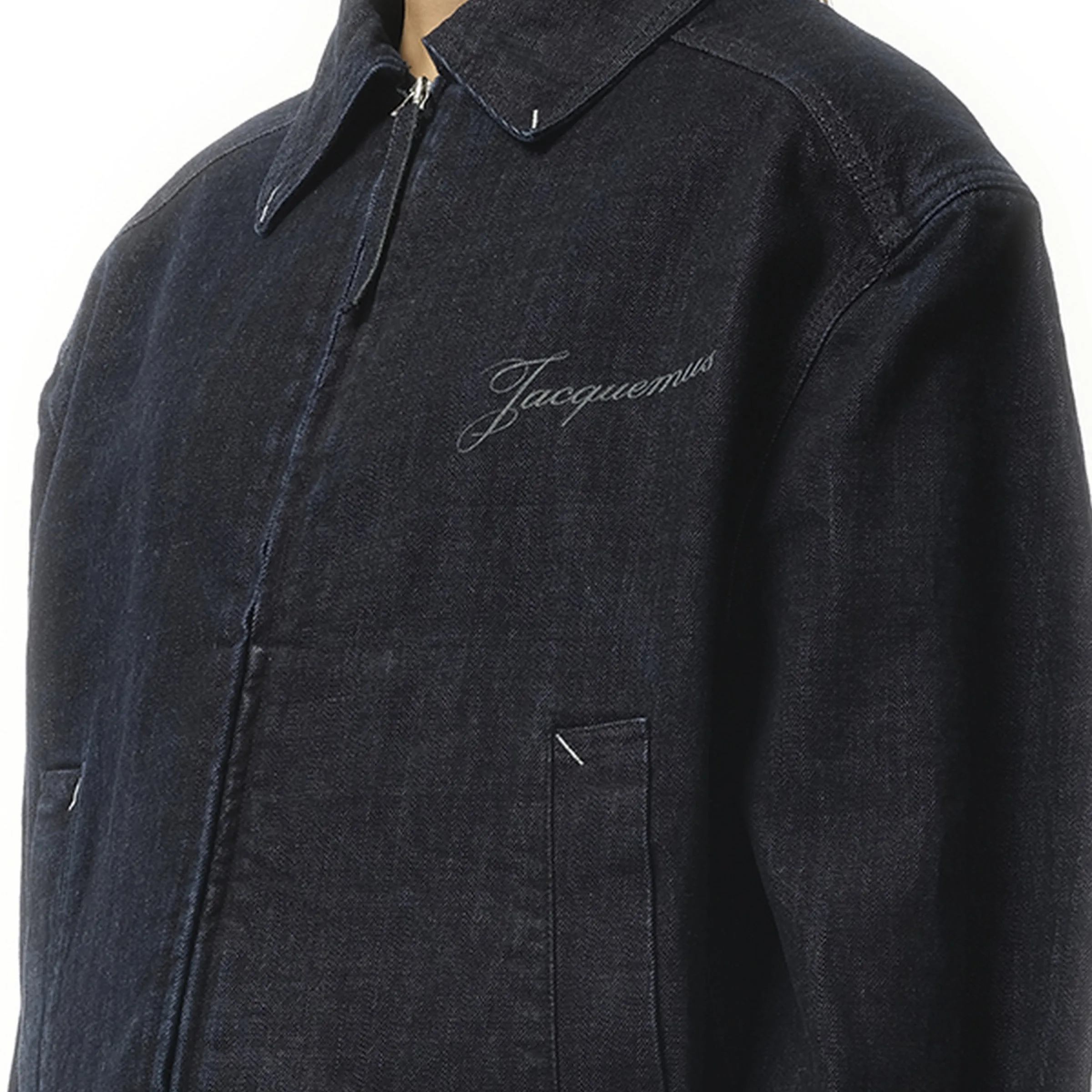 La Veste Denim Canevas in Dark Navy sold by MARAIS product image thumbnail 3