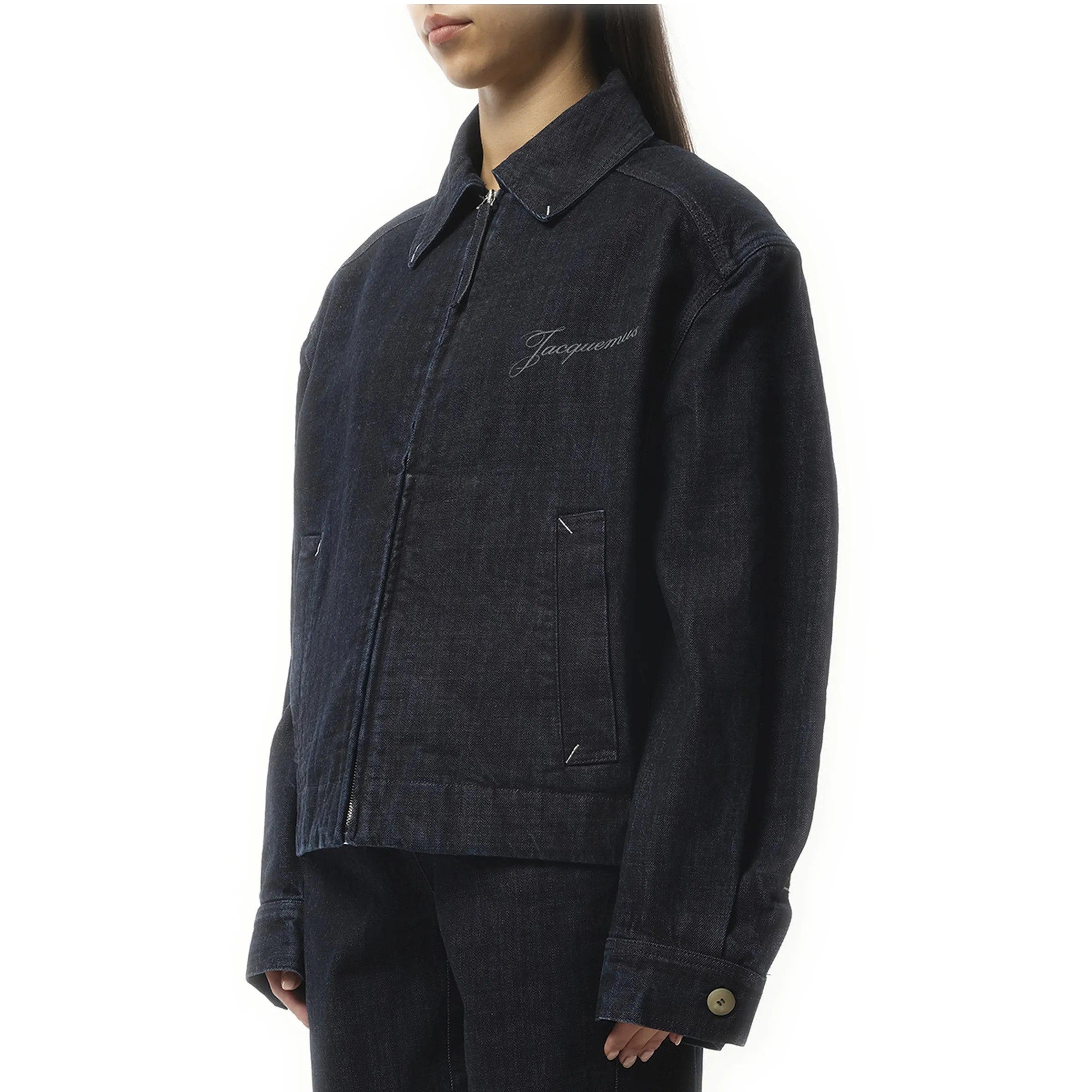 La Veste Denim Canevas in Dark Navy sold by MARAIS product image thumbnail 5