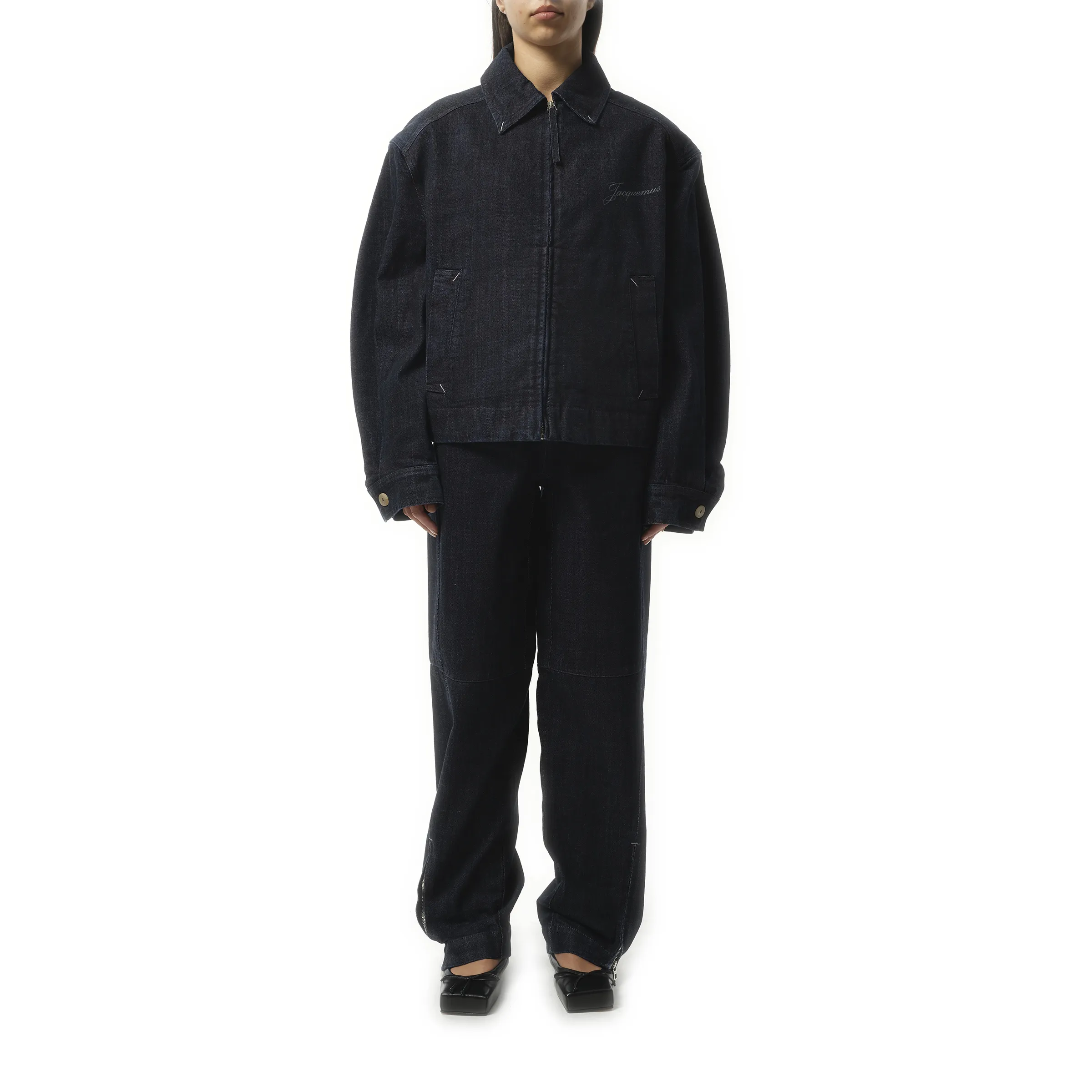 La Veste Denim Canevas in Dark Navy sold by MARAIS product image thumbnail 4