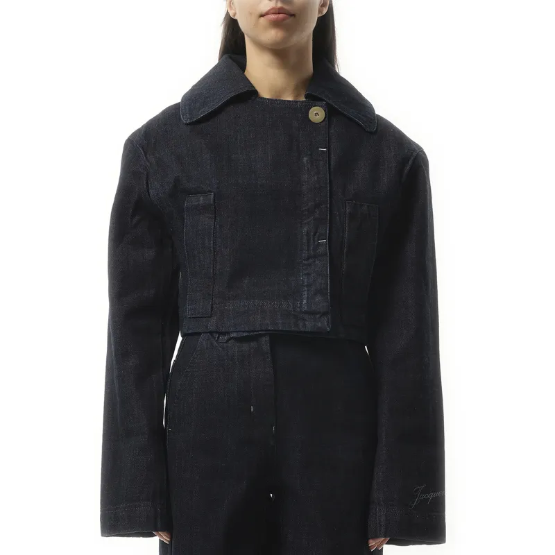 La Veste Denim Marino in Dark Navy sold by MARAIS