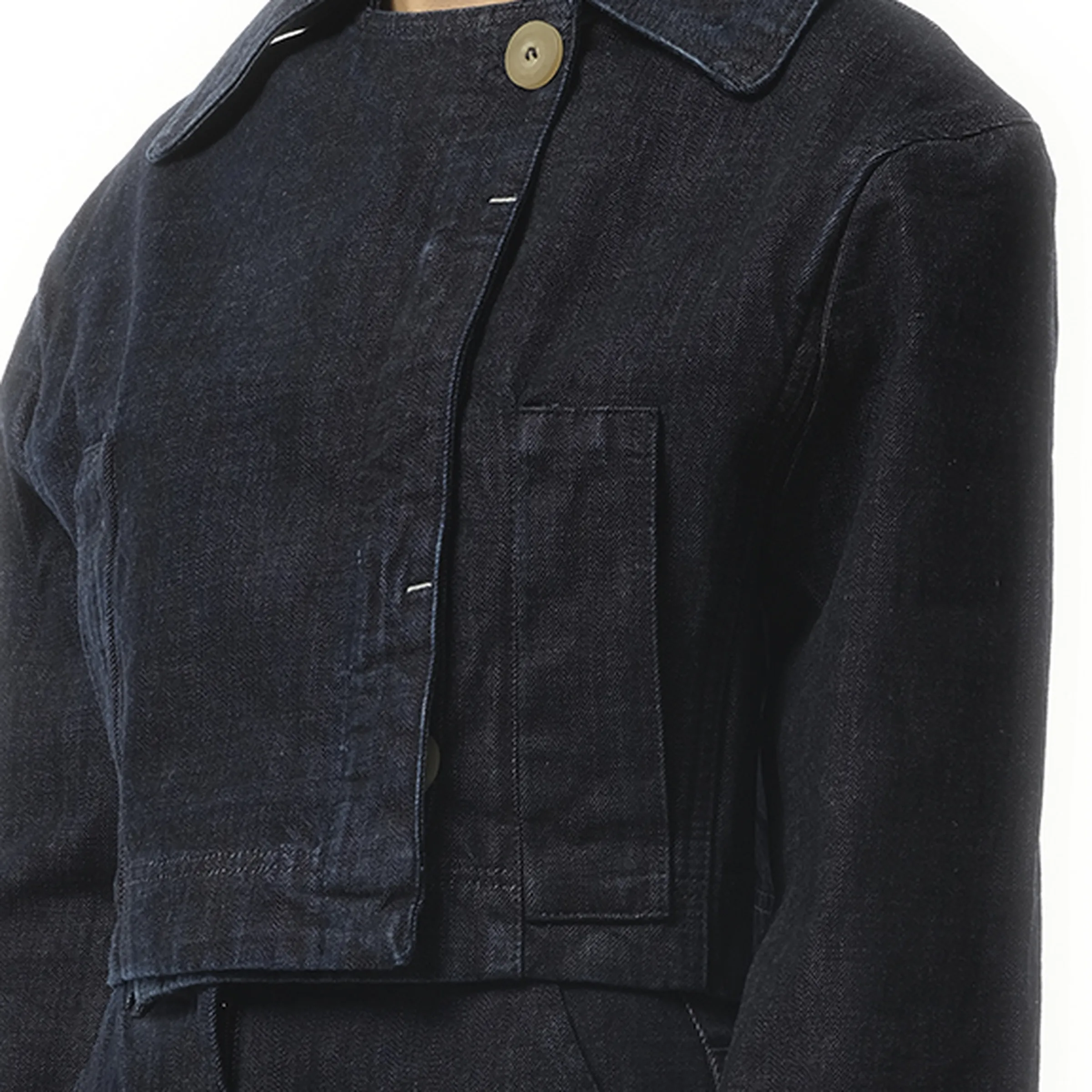 La Veste Denim Marino in Dark Navy sold by MARAIS product image thumbnail 3