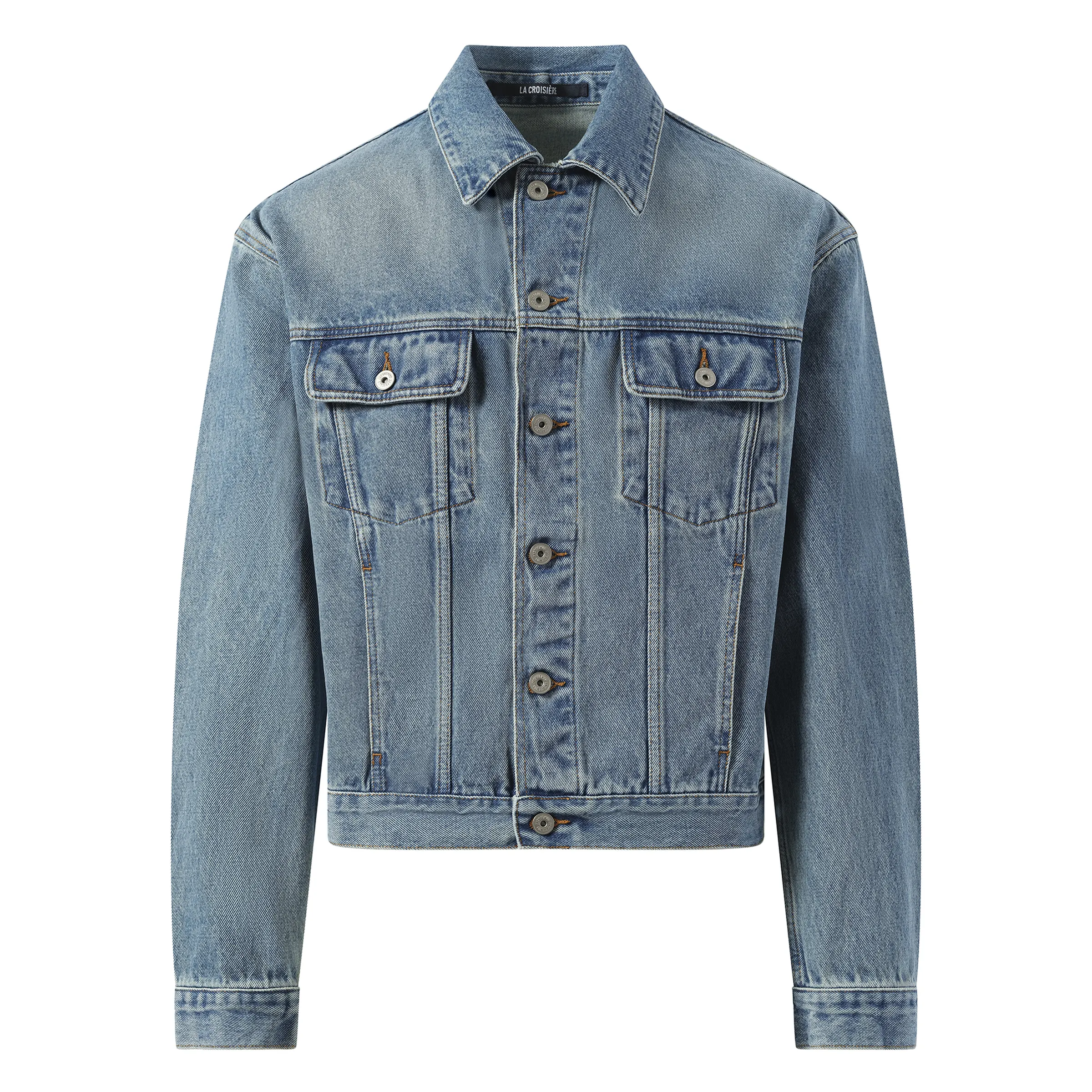 La Veste Denim in Blue/Tabac sold by MARAIS product image thumbnail 2