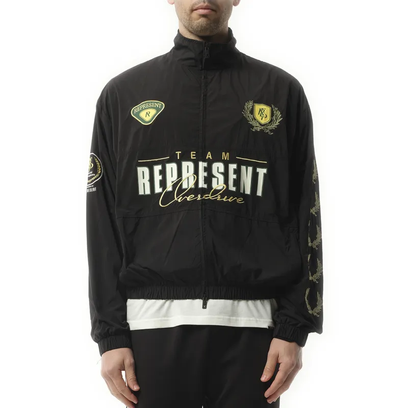 World Championship Track Jacket in Black made by Represent