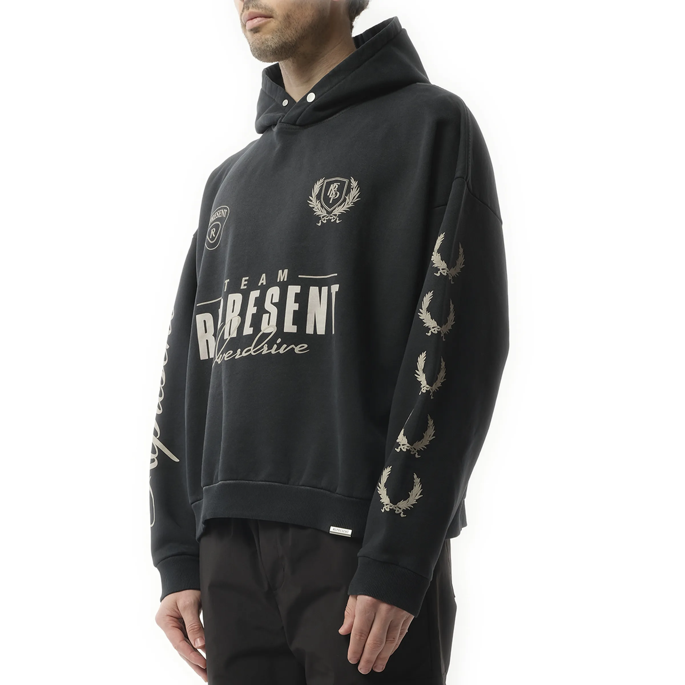 World Championship Hoodie in Stained Black sold by MARAIS product image thumbnail 5