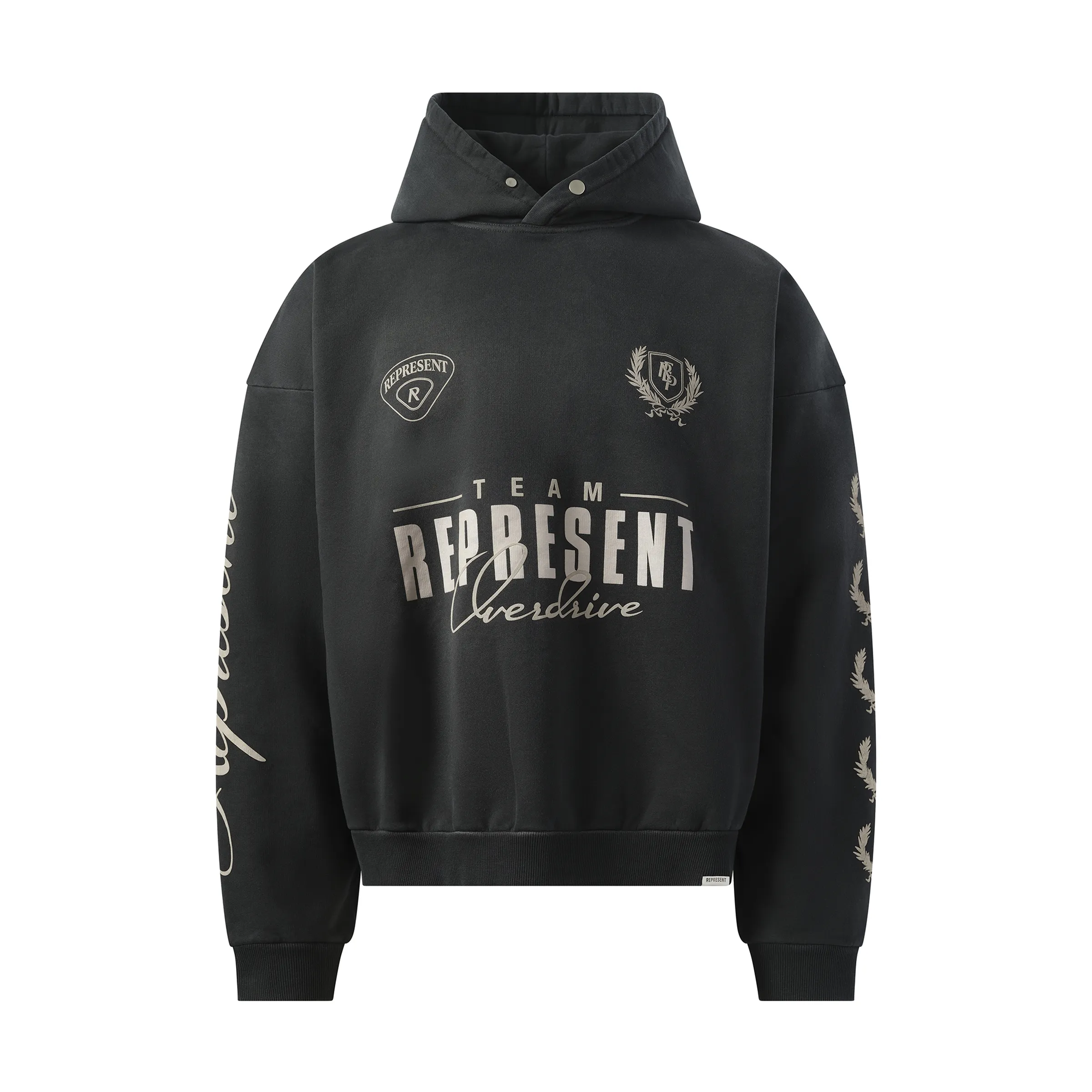World Championship Hoodie in Stained Black sold by MARAIS product image thumbnail 2