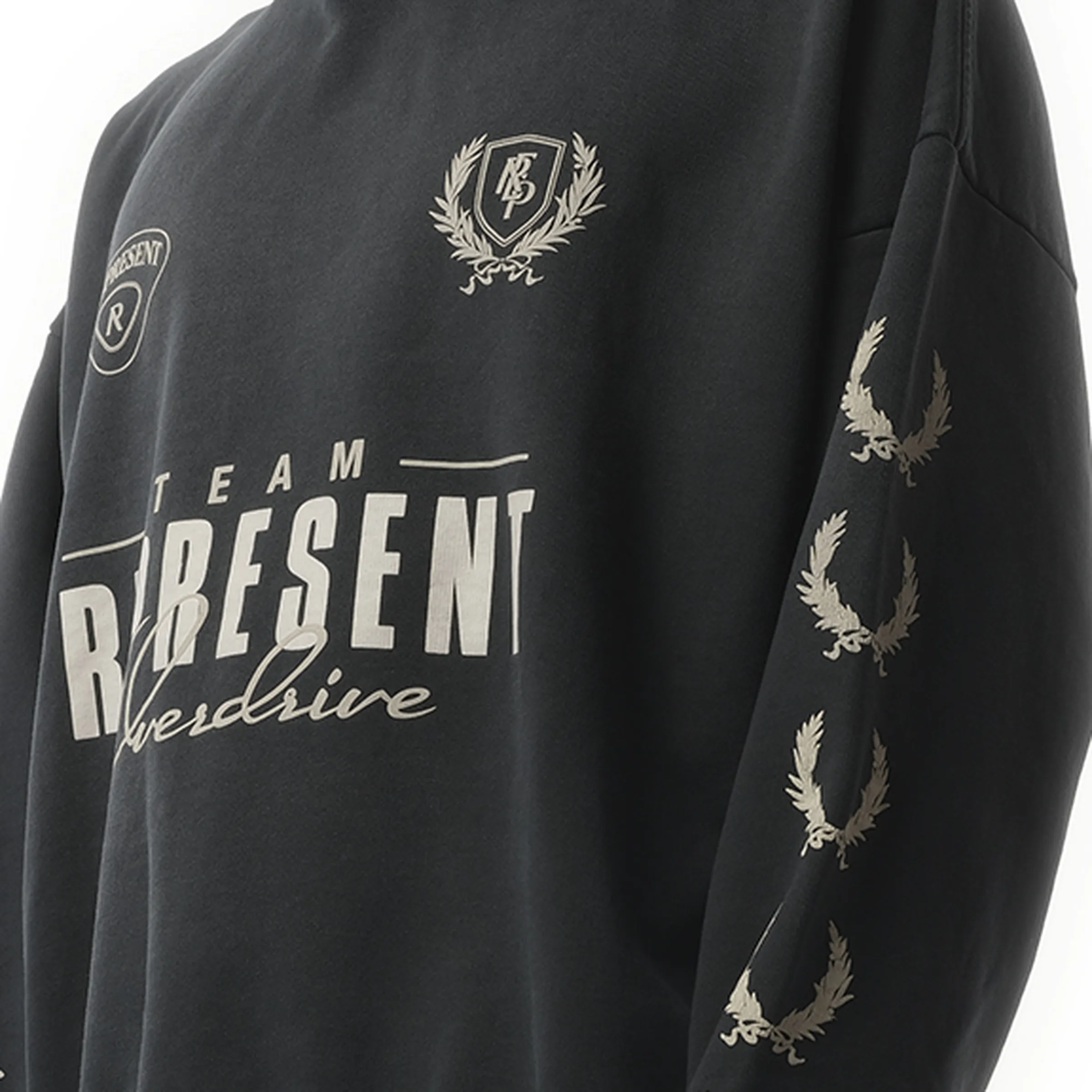 World Championship Hoodie in Stained Black sold by MARAIS product image thumbnail 3