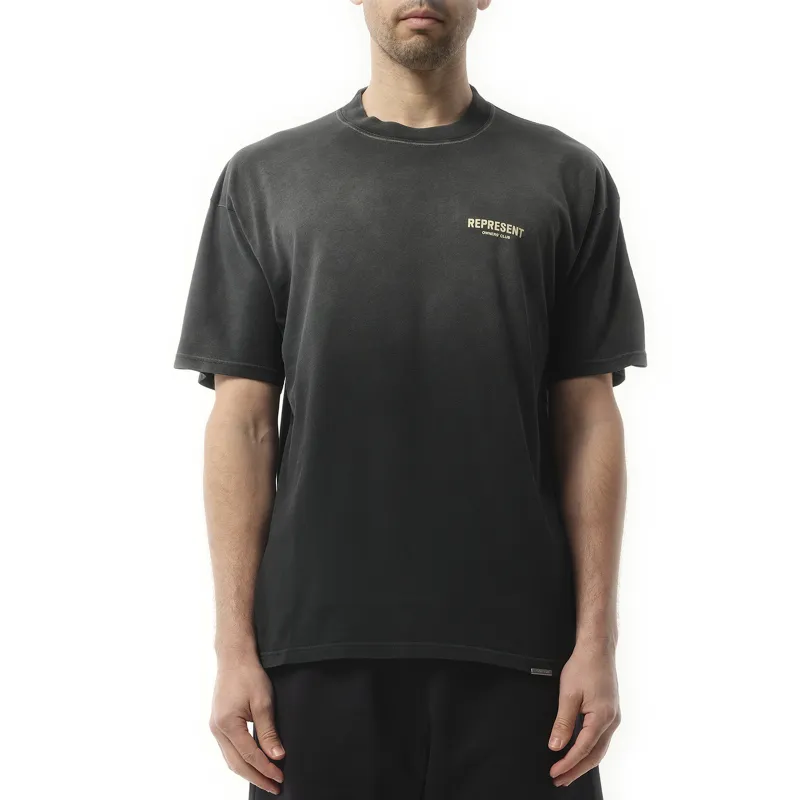 Represent Owners Club T-Shirt in Aged Black sold by MARAIS