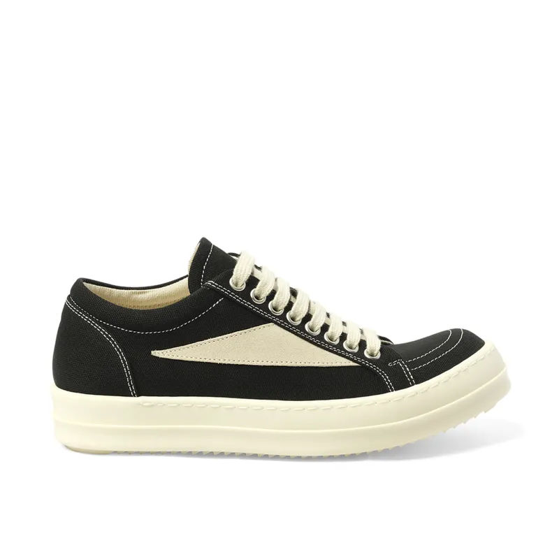 DRKSHDW Vintage Sneaks in Black/Milk sold by MARAIS