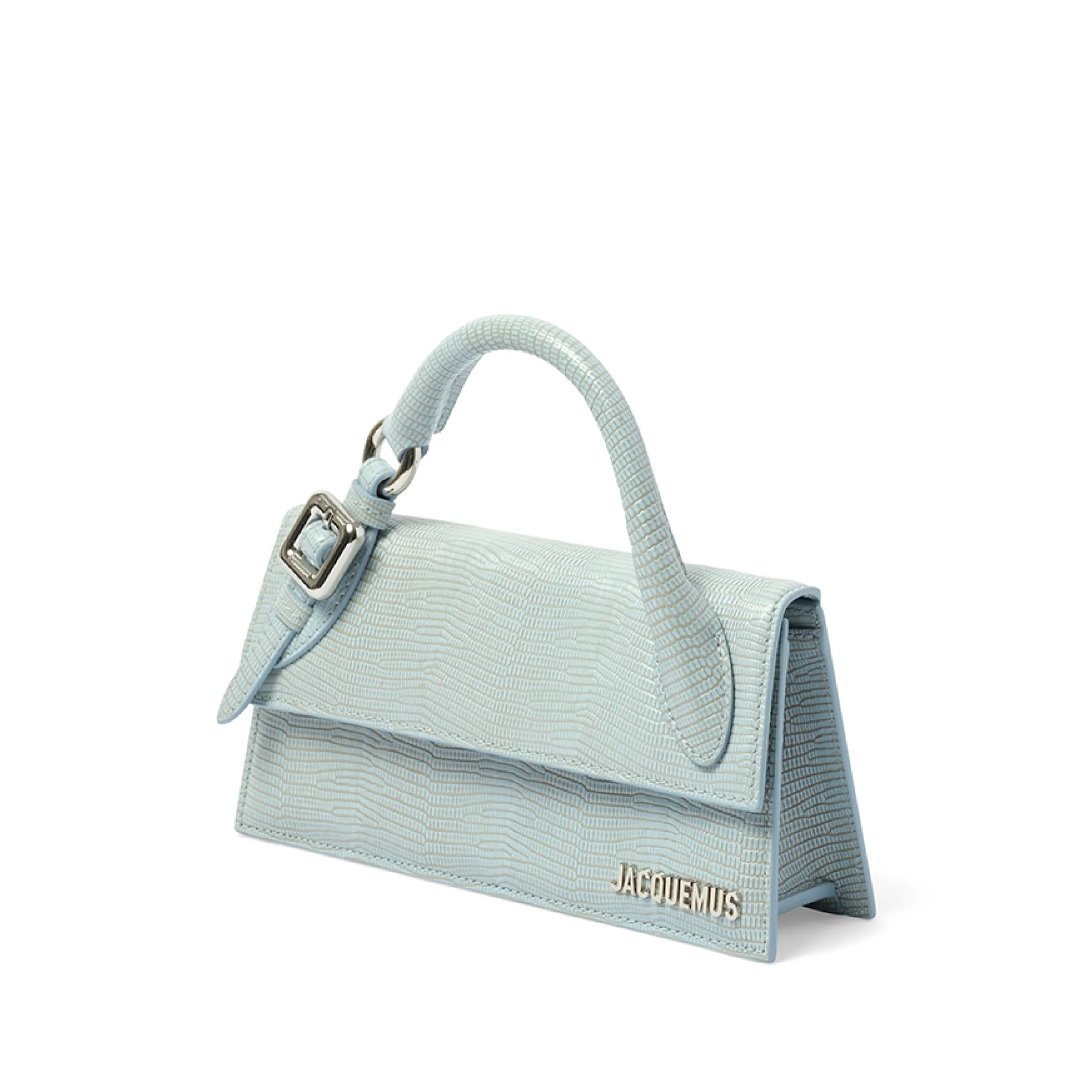 Le Chiquito Long Boucle in Light Blue sold by MARAIS