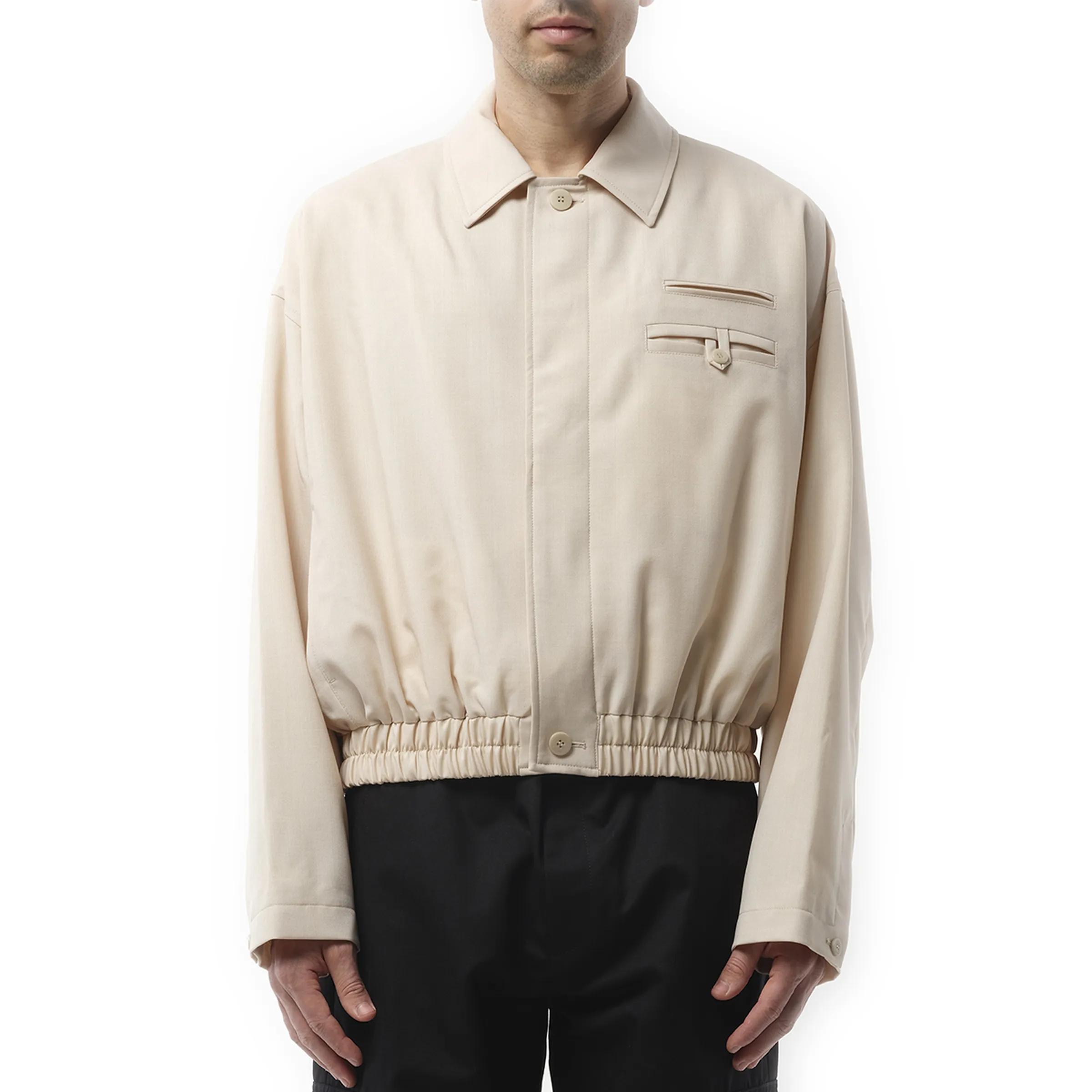 Le Blouson Melao in Light Beige sold by MARAIS