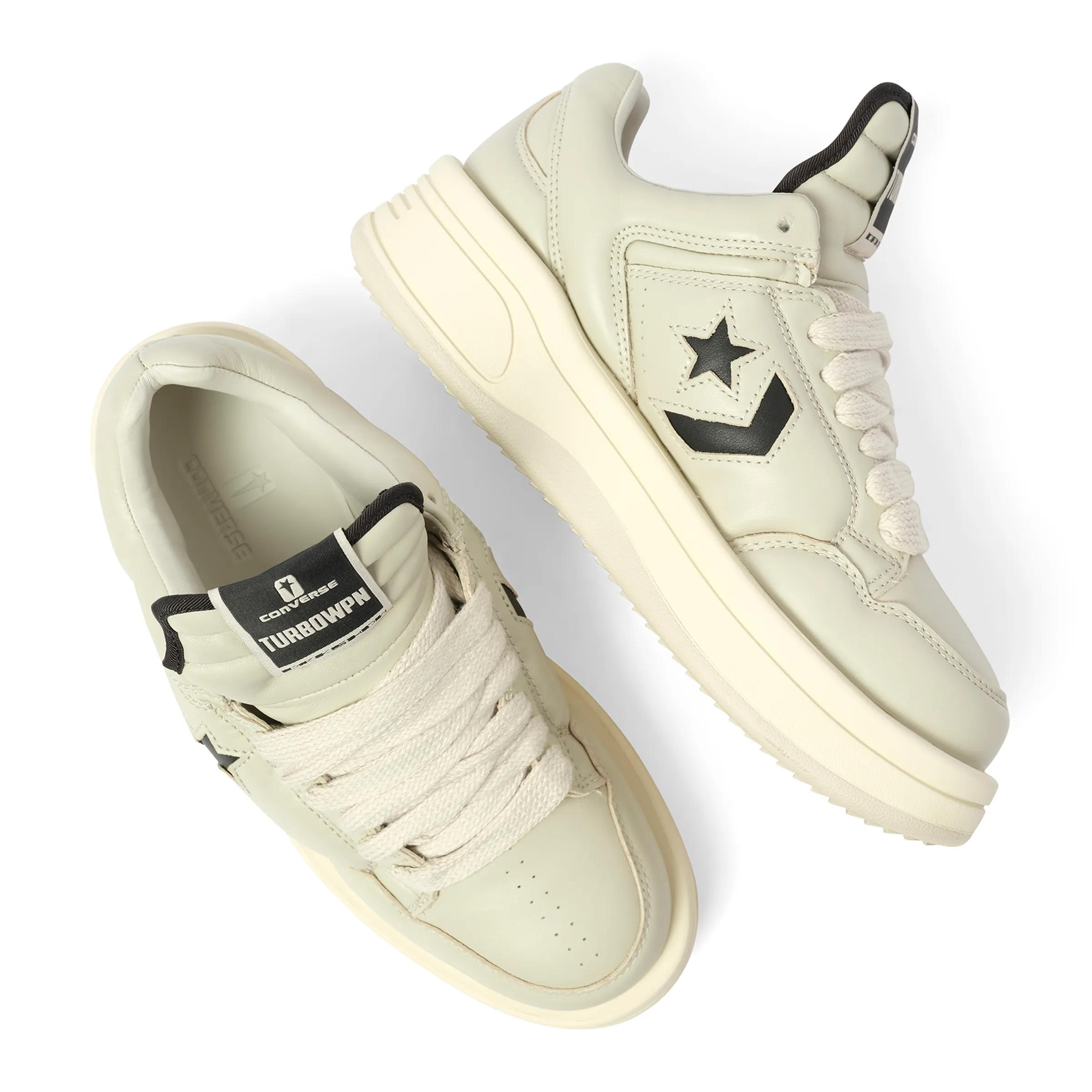 Converse X DRKSHDW TURBOPWN OX in Oyster/Black sold by MARAIS product image thumbnail 4