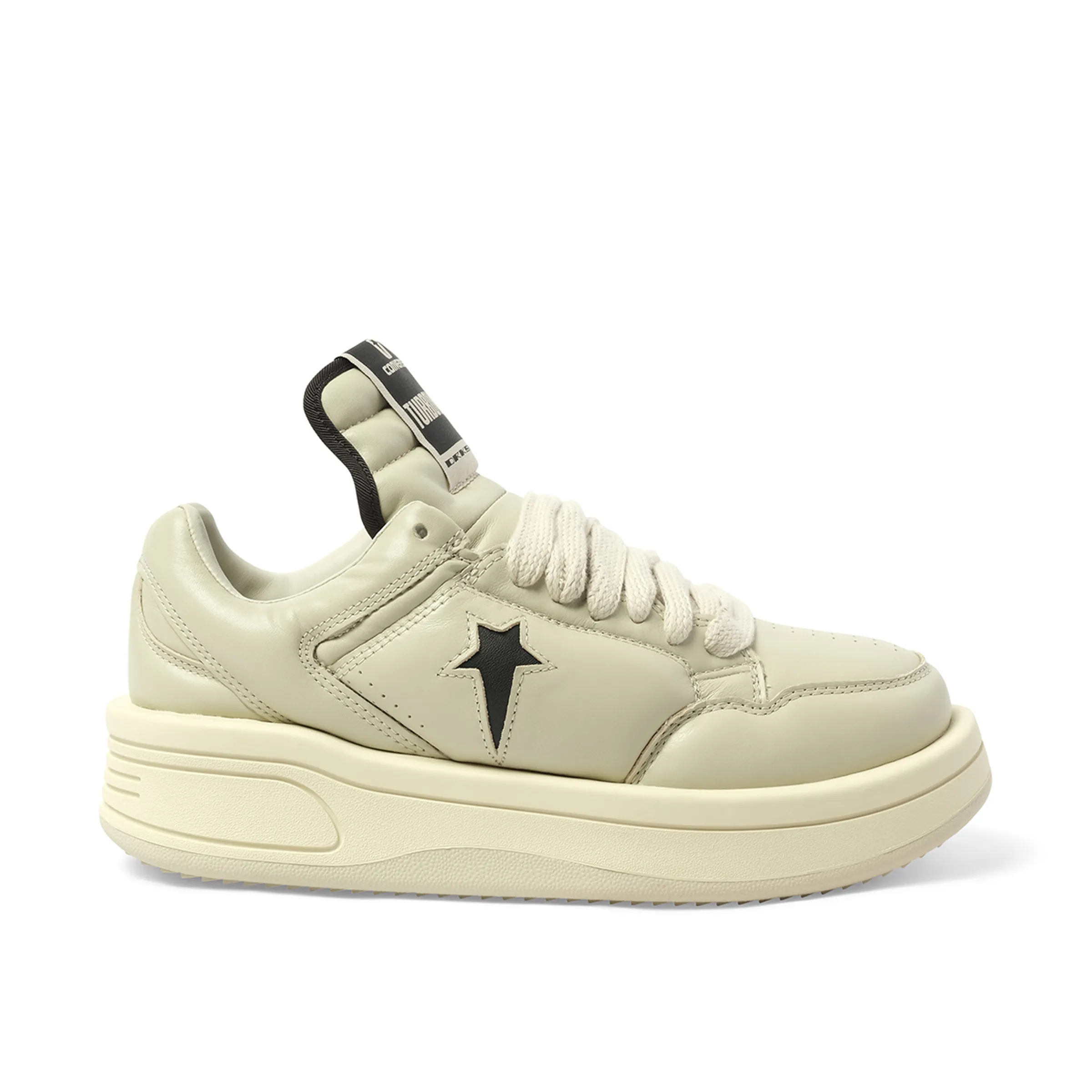 Converse X DRKSHDW TURBOPWN OX in Oyster/Black sold by MARAIS