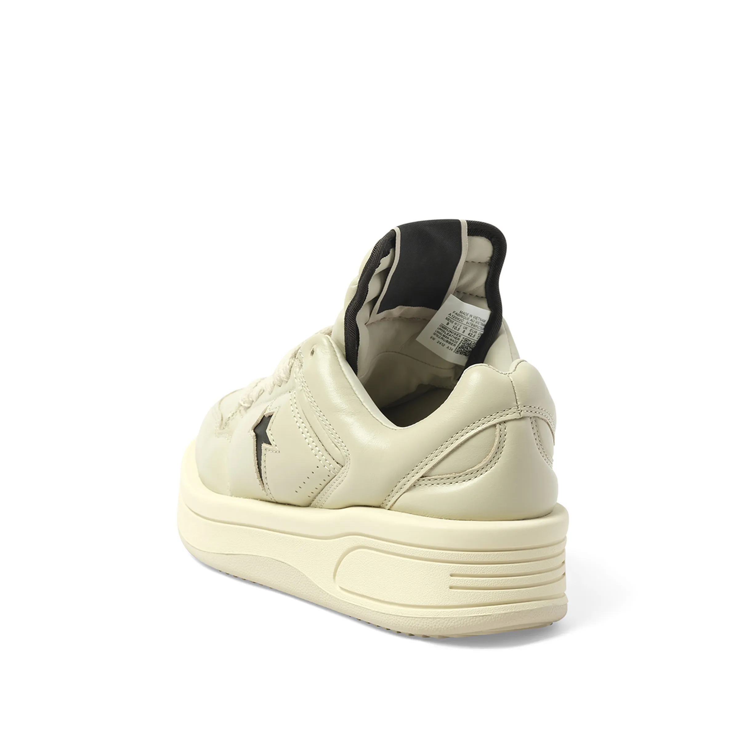 Converse X DRKSHDW TURBOPWN OX in Oyster/Black sold by MARAIS product image thumbnail 3