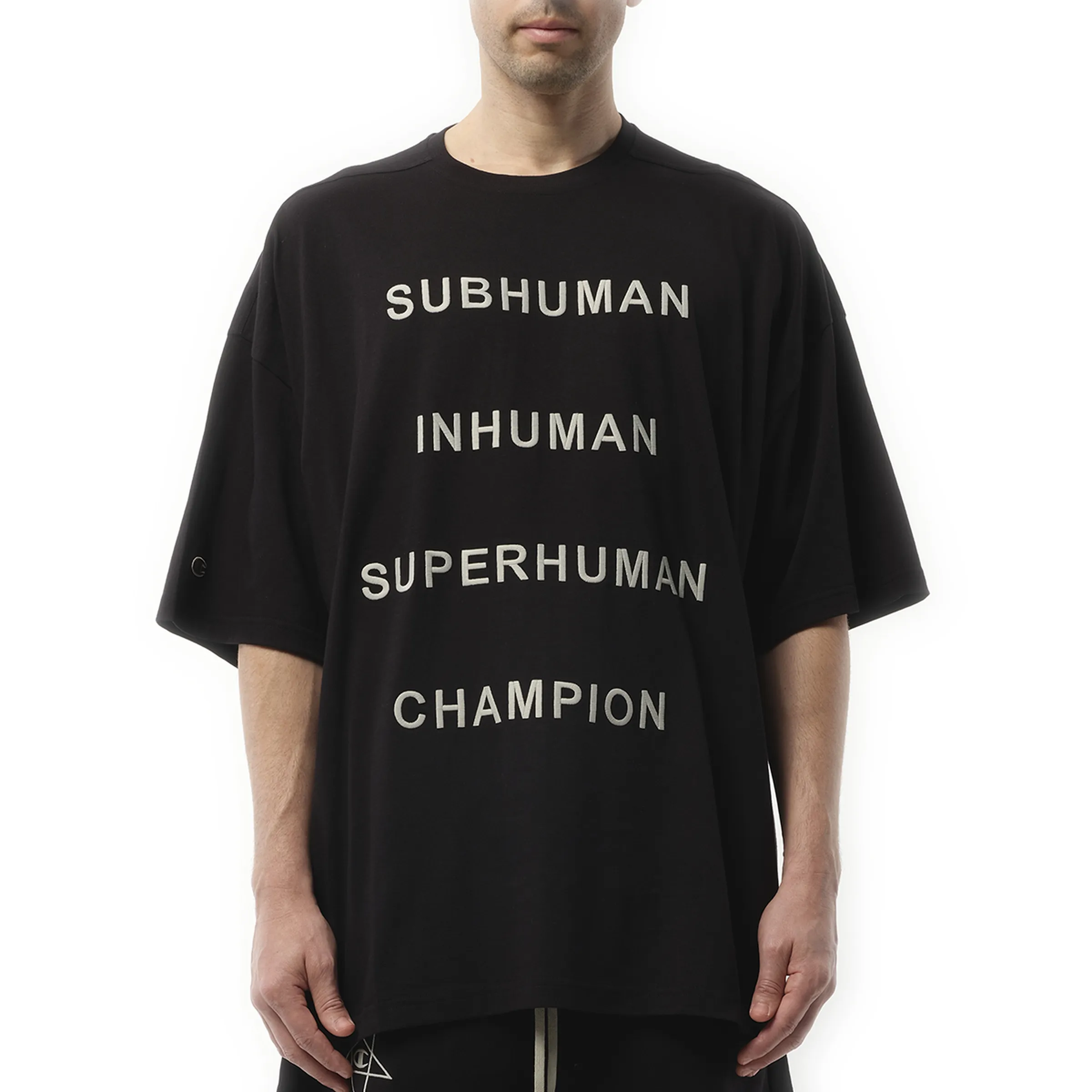 Champion x DRKSHDW Tommy T in Black sold by MARAIS
