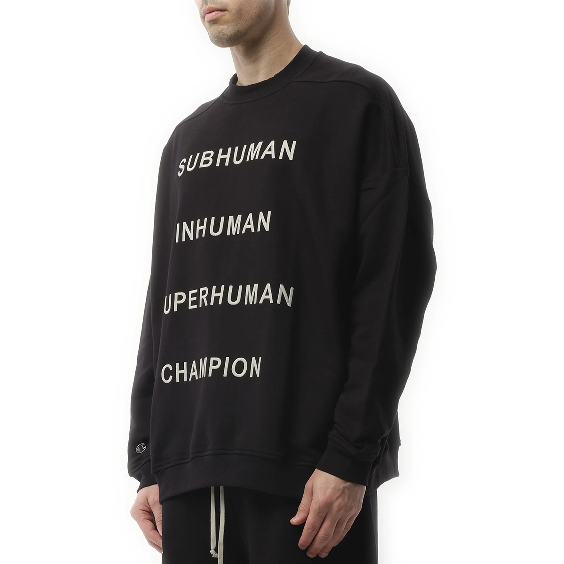 Champion x DRKSHDW Jumbo Sweatshirt in Black sold by MARAIS product image thumbnail 5