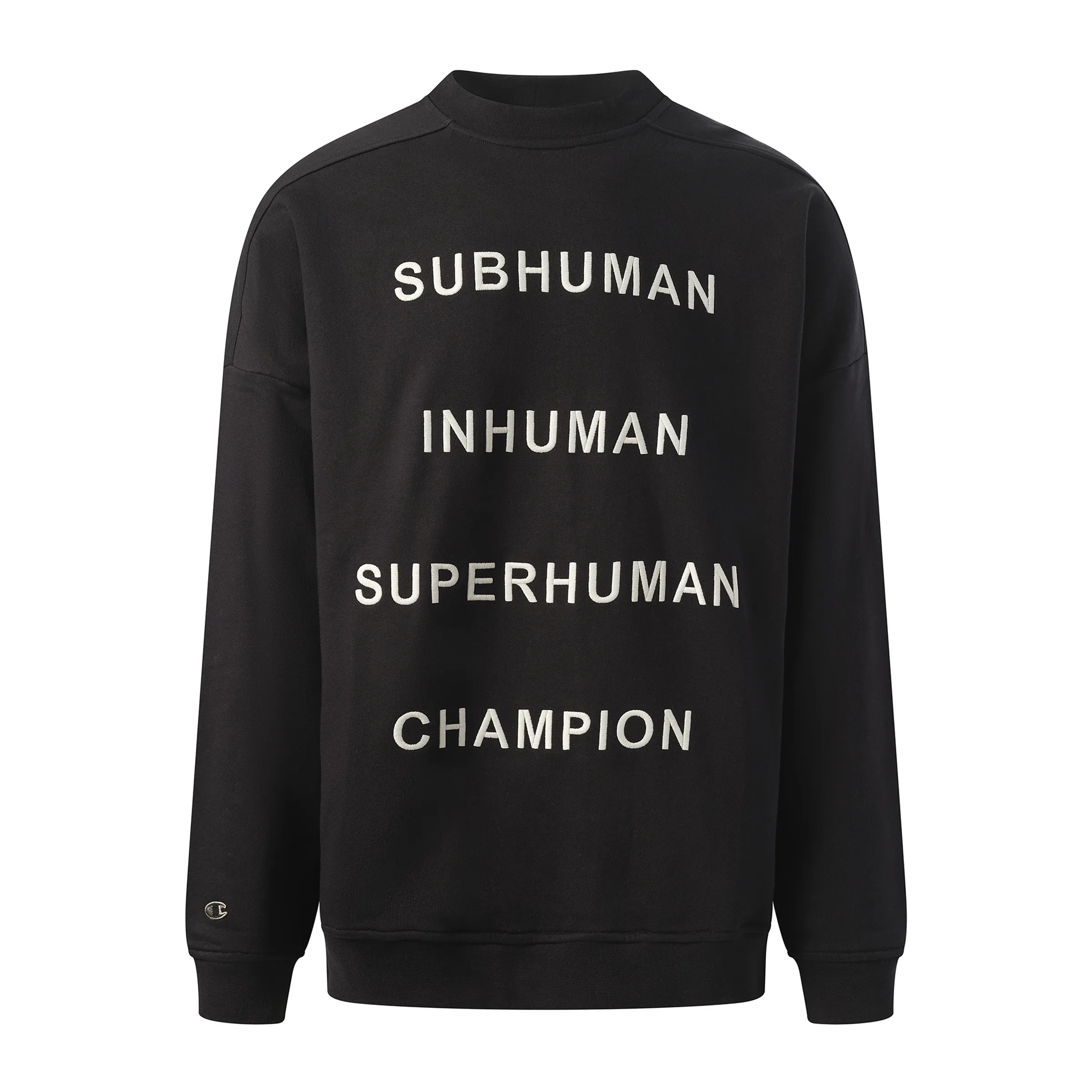 Champion x DRKSHDW Jumbo Sweatshirt in Black sold by MARAIS product image thumbnail 2