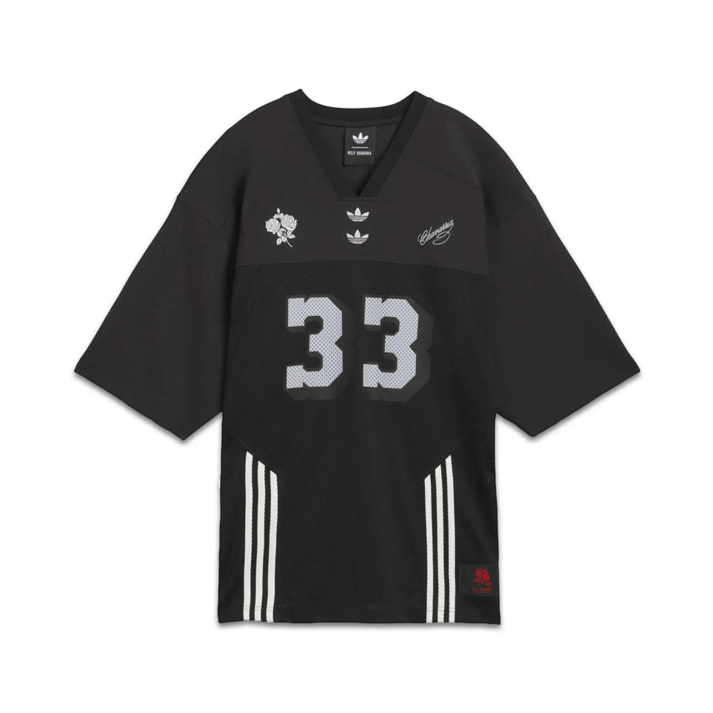 Adidas X Chavarria Football Jersey in Black sold by MARAIS