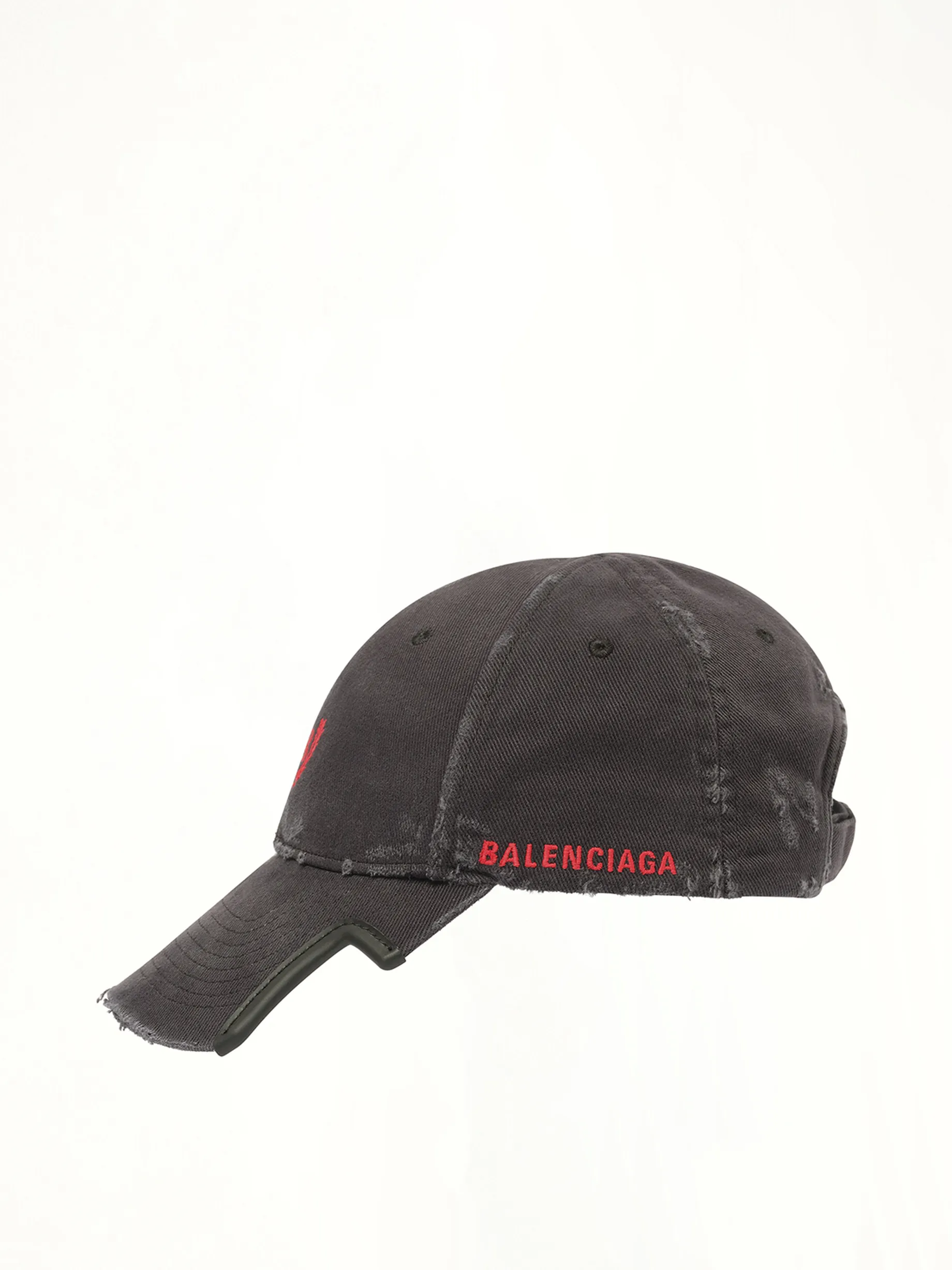 World Cap in Faded Wash Black/Red sold by MARAIS product image thumbnail 2